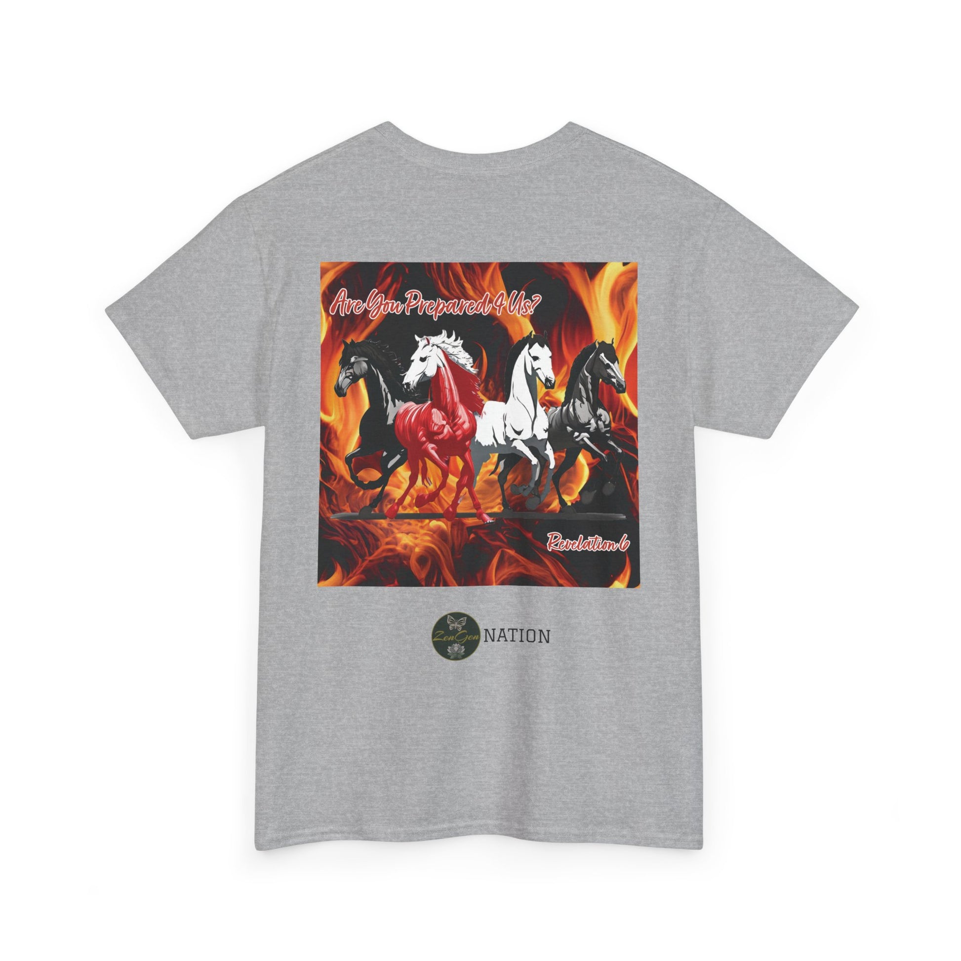 Apocalypse - Are You Prepared? - Unisex Heavy Cotton Tee - ZenGen USA - ZenGen USA