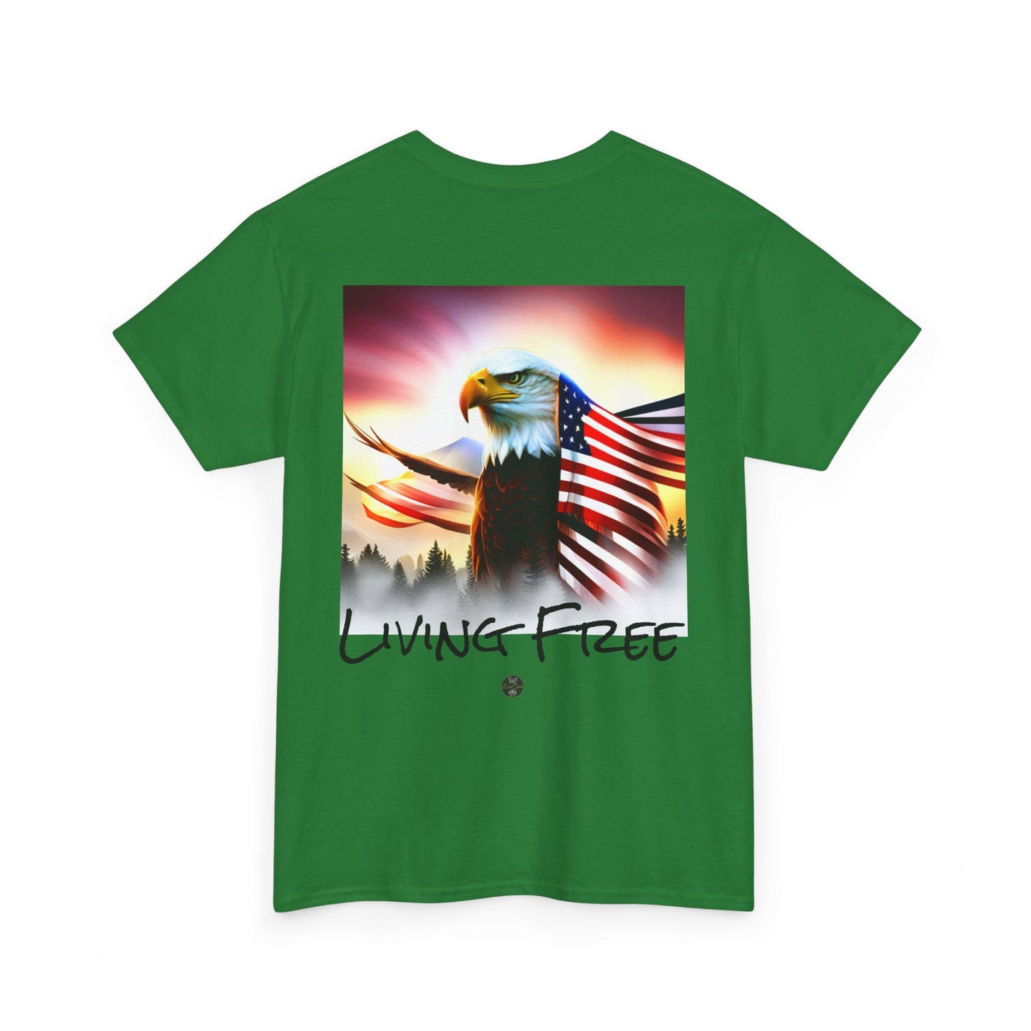 LIBERTY, Living Free - Unisex Heavy Cotton Tee - ZenGen USA - ZenGen USA