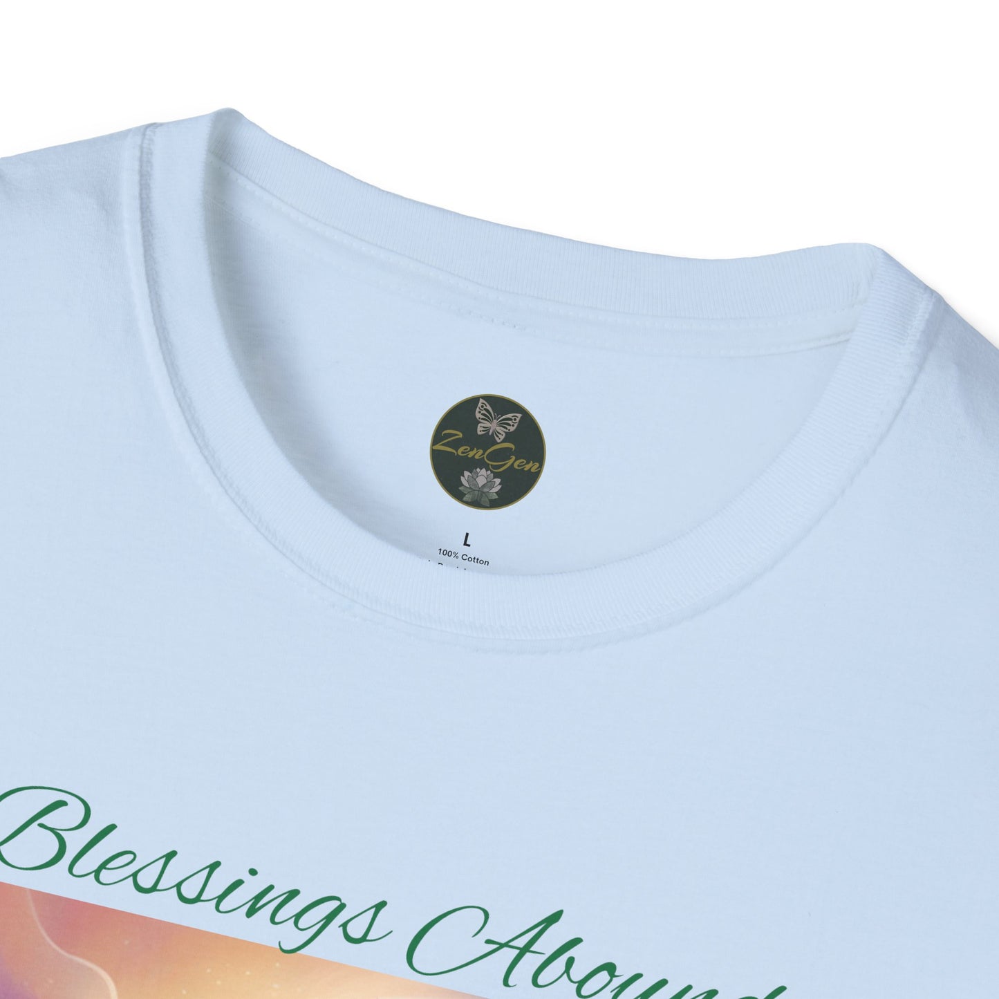 Blessings Abound - Unisex Softstyle T-Shirt - ZenGen USA