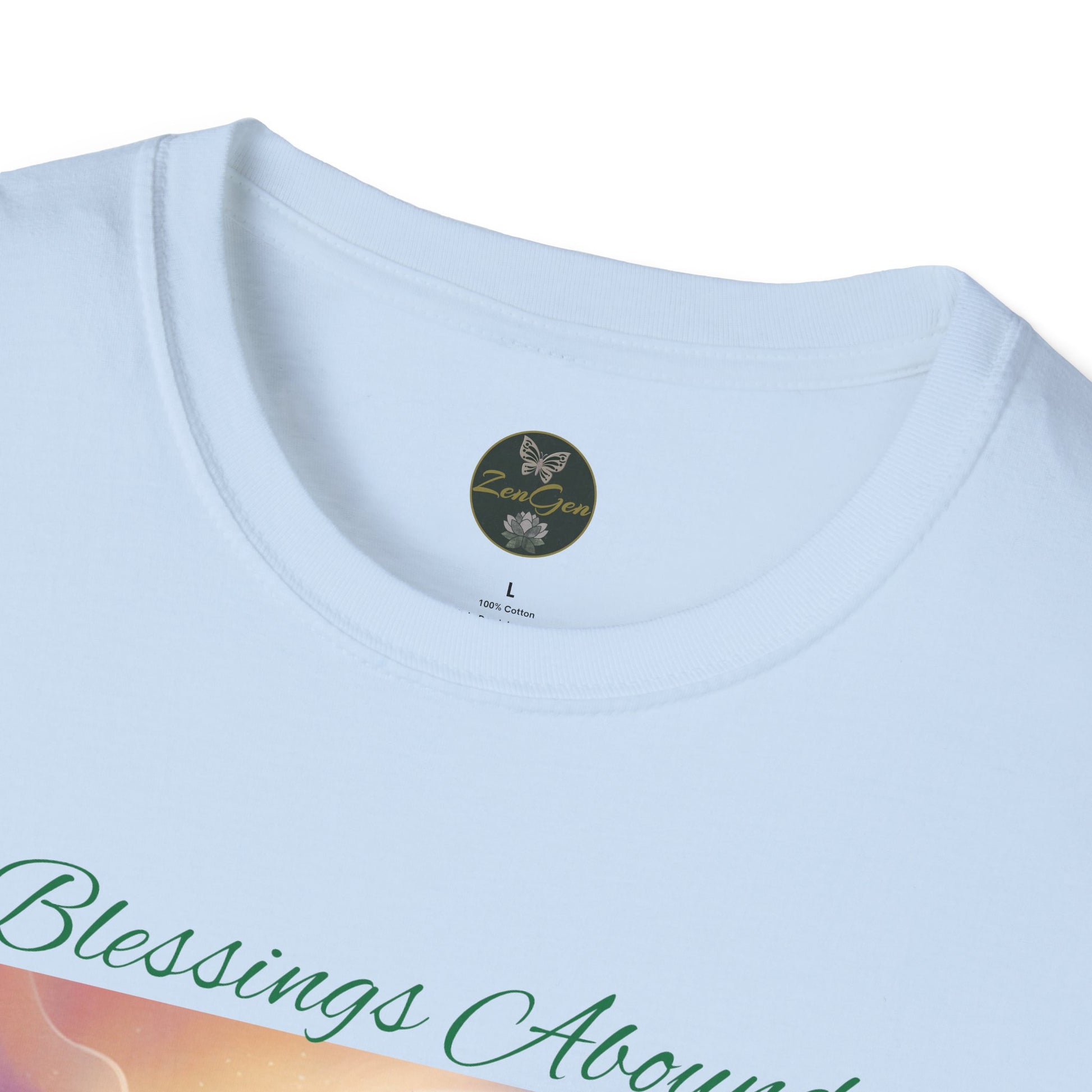 Blessings Abound - Unisex Softstyle T-Shirt - ZenGen USA