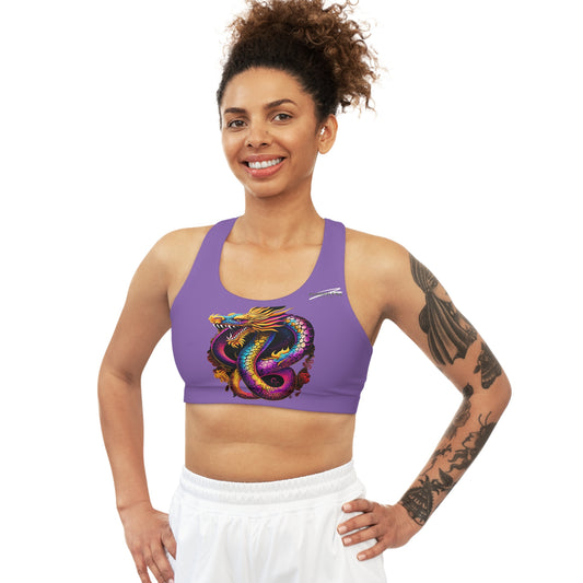 Dragon Sports Bra | Orchid | Rock Solid | ZenGen USA - ZenGen USA