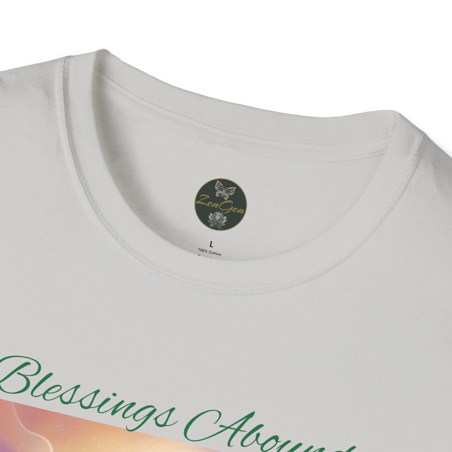 Blessings Abound - Unisex Softstyle T-Shirt - ZenGen USA