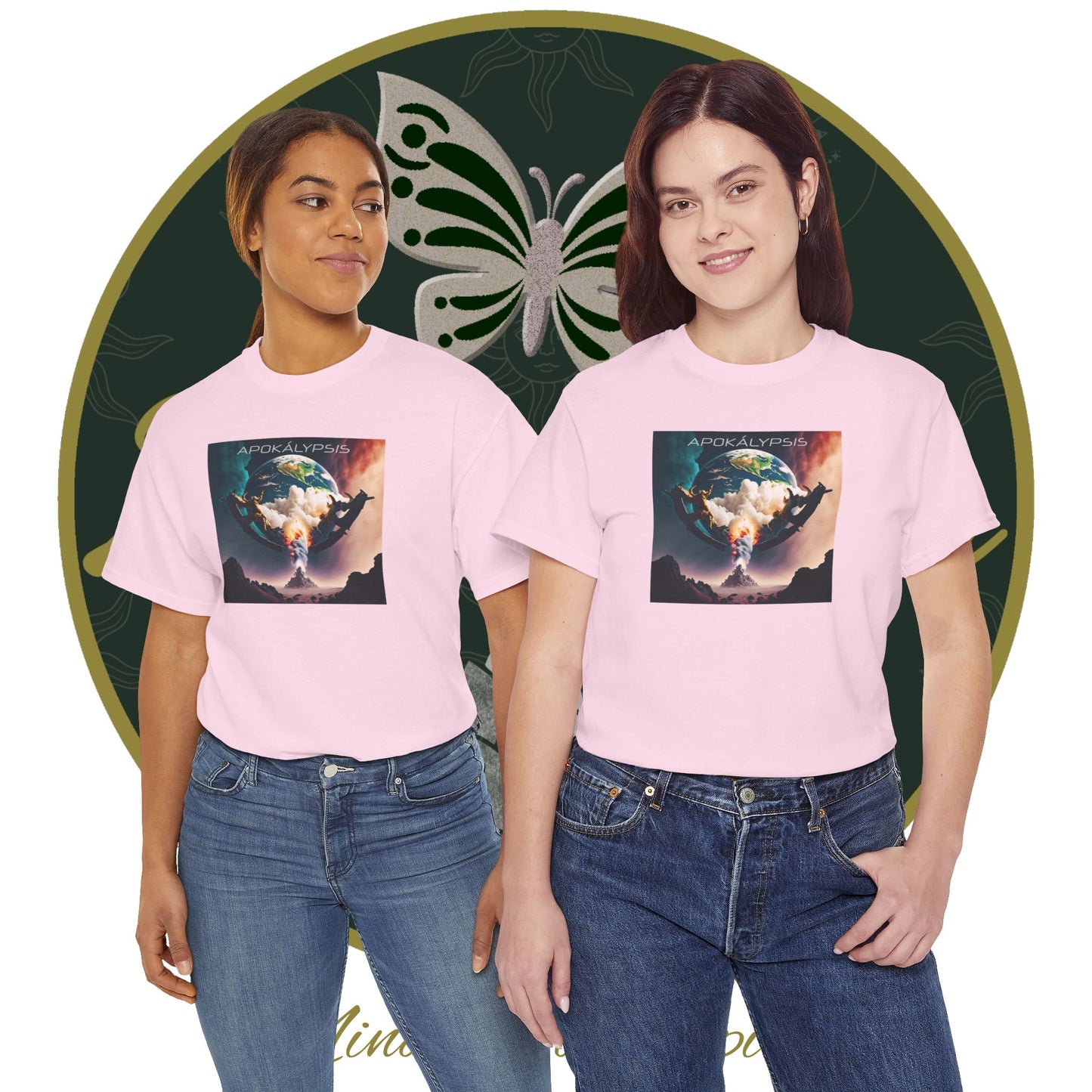 Apocalypse - 3rd Seal Revelation 6:5,6 - Unisex Heavy Cotton Tee - Revelation Collection - ZenGen USA - ZenGen USA