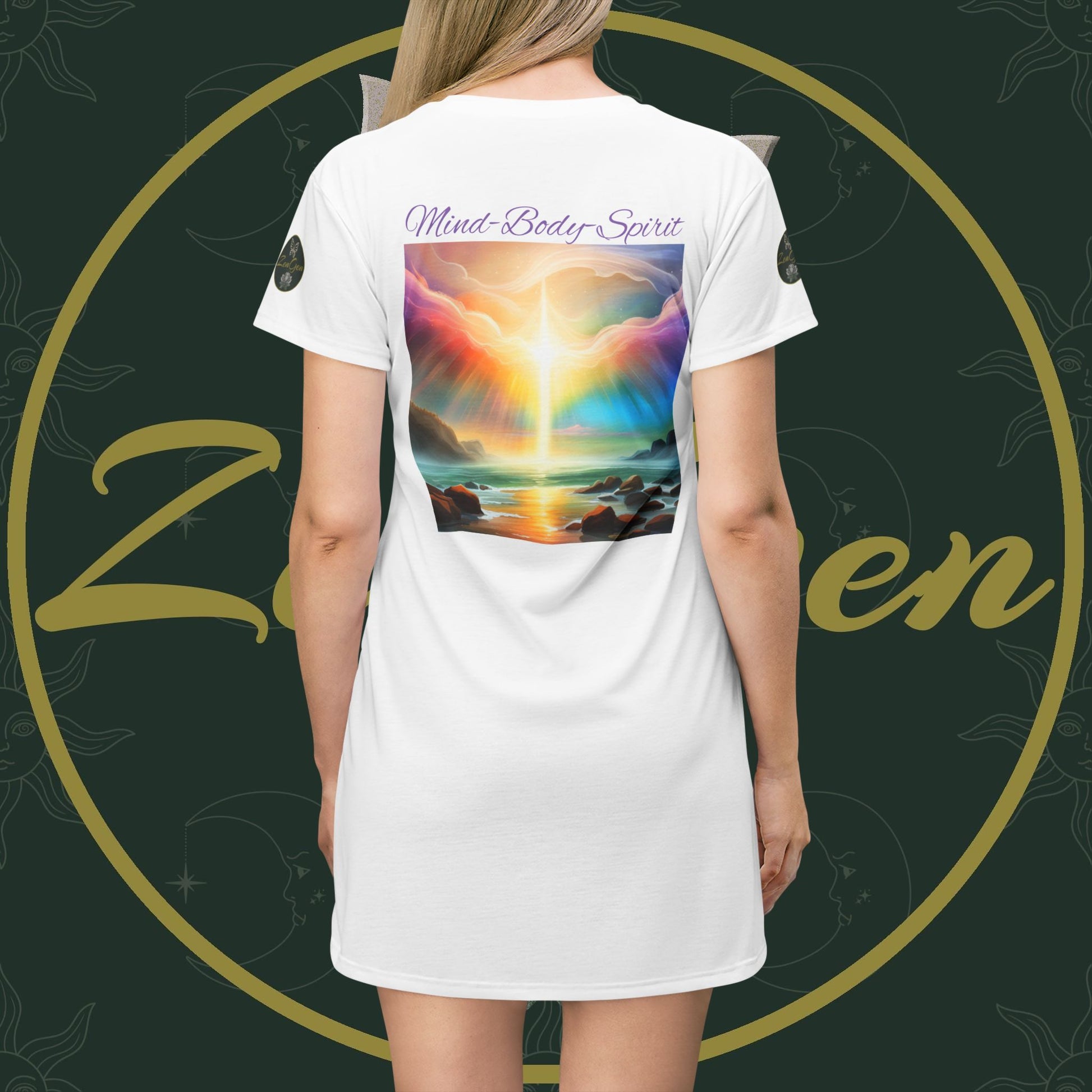 Blessings Abound - T-Shirt Dress - ZenGen USA - ZenGen USA