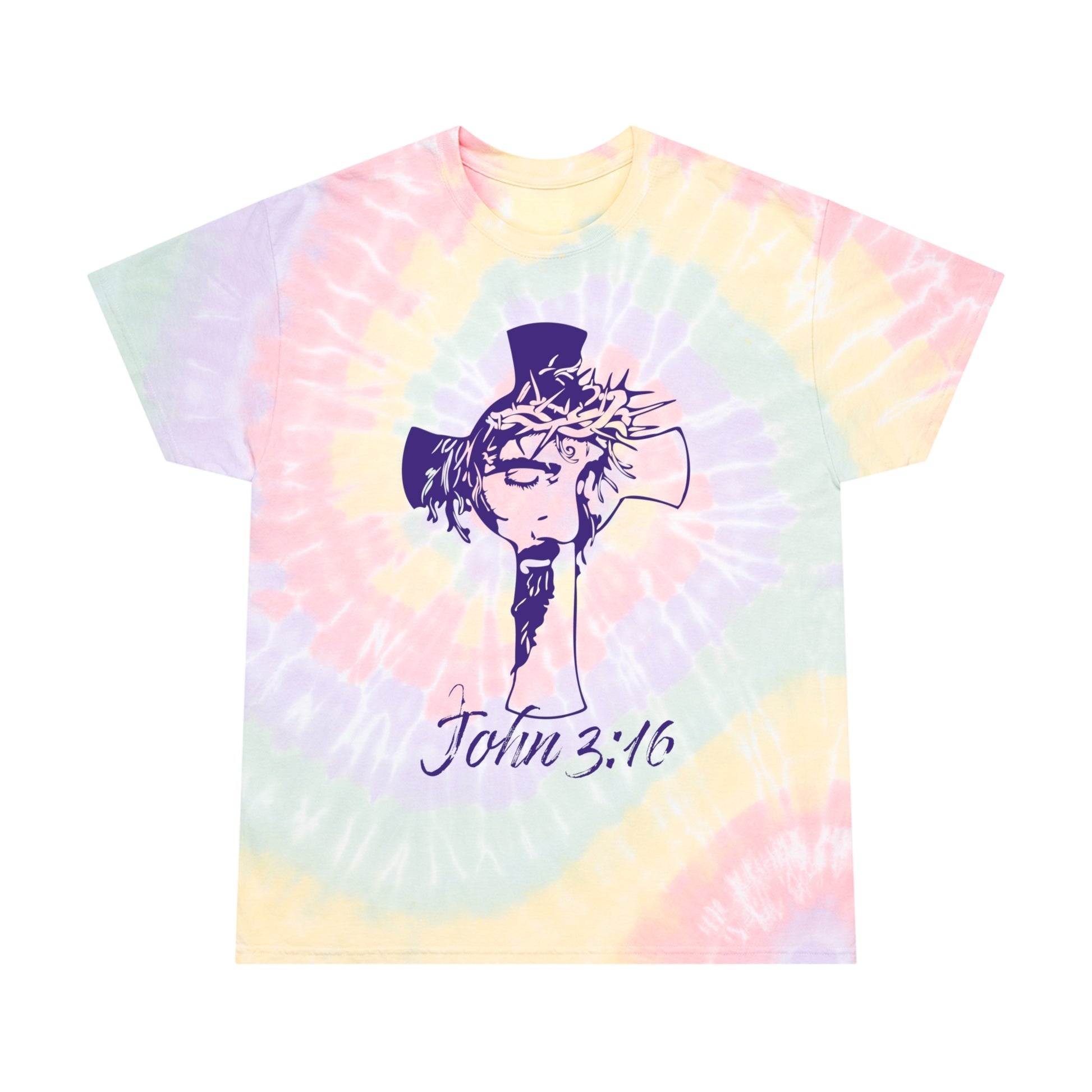 Sacrifice John 3:16 | Tie-Dye Tee, Spiral | 2 Styles | ZenGen USA - ZenGen USA