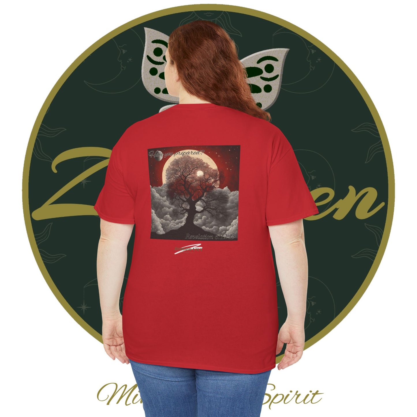 Apocalypse - 6th Seal Revelation 6:12-15 - Unisex Heavy Cotton Tee - Revelation Collection - ZenGen USA - ZenGen USA