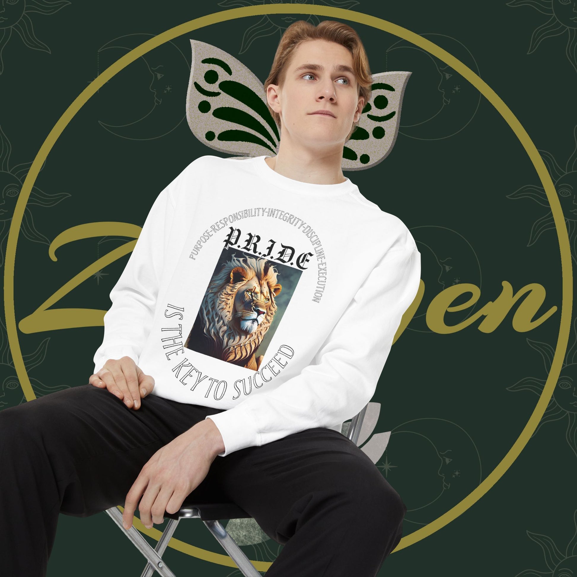 SUCCESS! - Unisex Garment-Dyed Sweatshirt - ZenGen USA - ZenGen USA