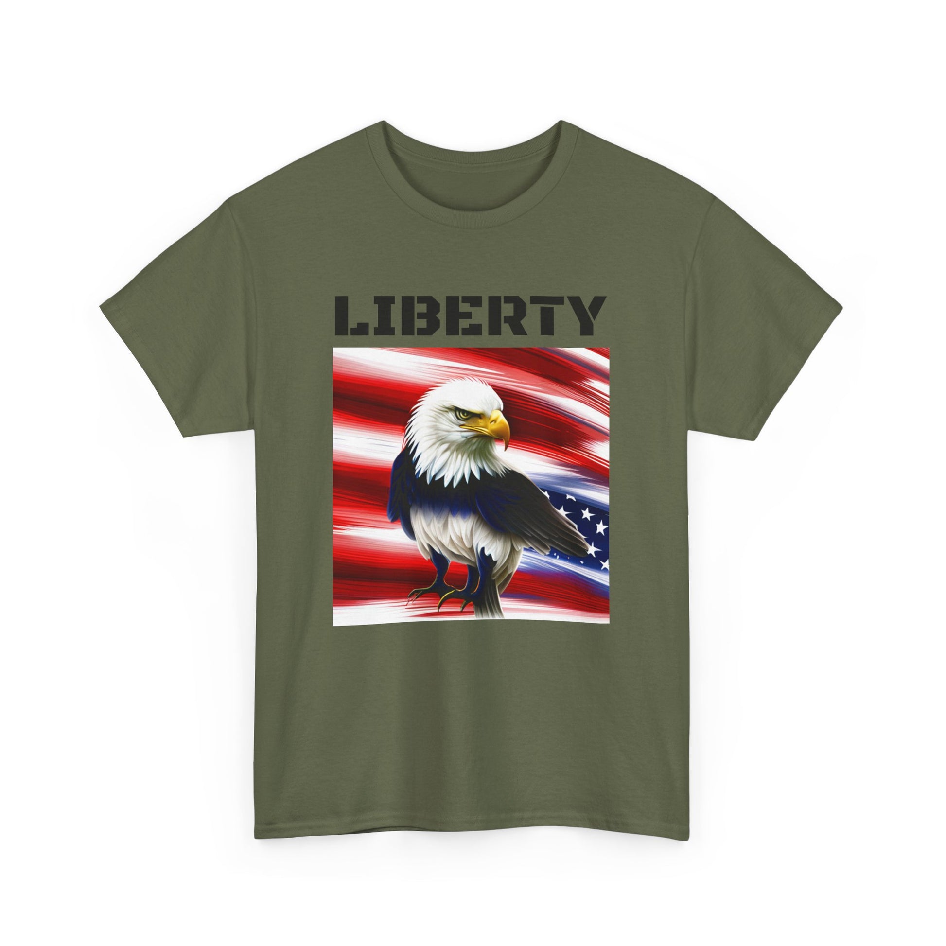 LIBERTY, Living Free - Unisex Heavy Cotton Tee - ZenGen USA - ZenGen USA