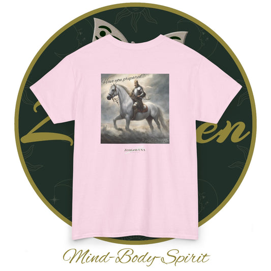 Apocalypse - 1st Seal Revelation 6:2 - Unisex Heavy Cotton Tee - Revelation Collection - ZenGen USA - ZenGen USA