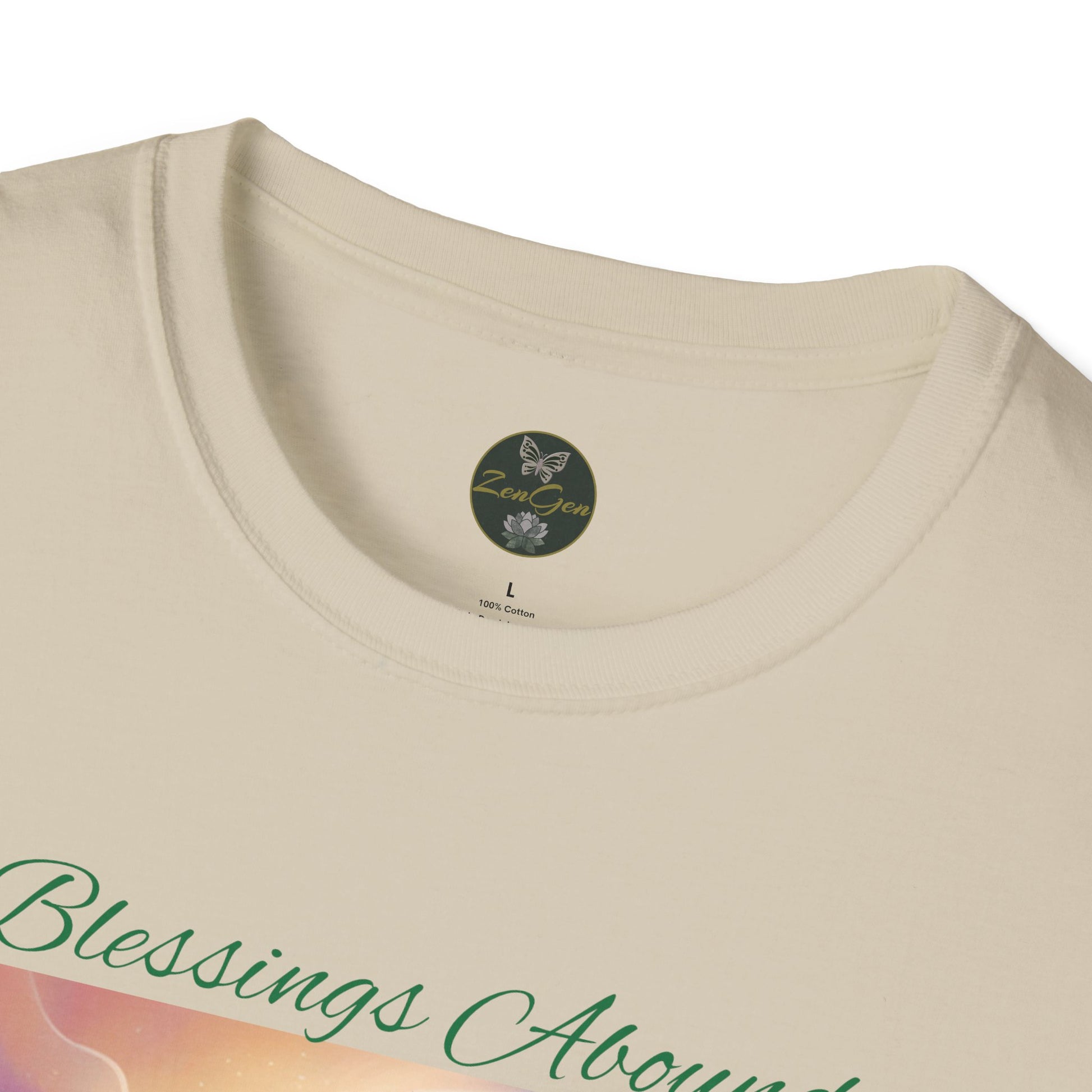 Blessings Abound - Unisex Softstyle T-Shirt - ZenGen USA