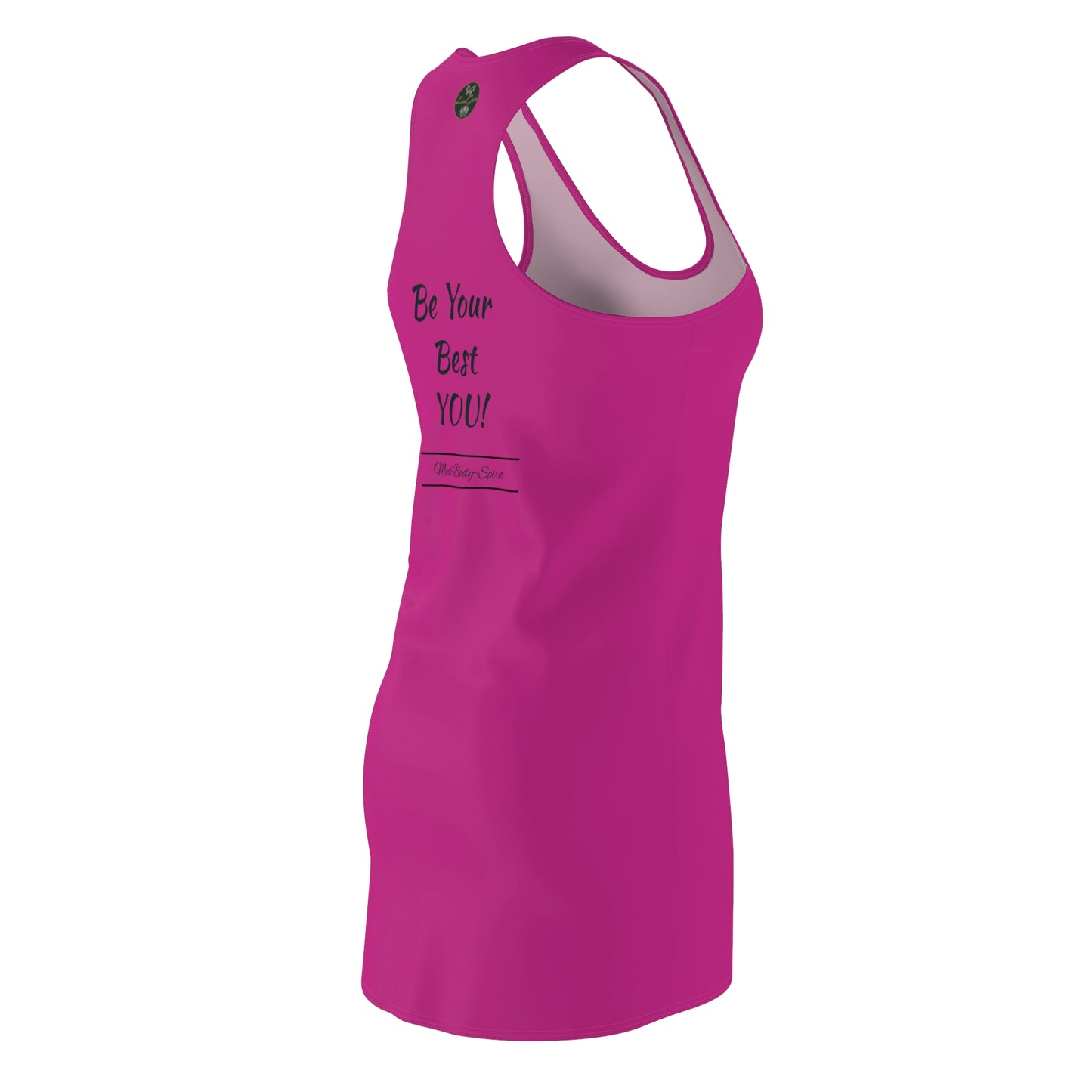 Be Your Best YOU! ZenGen - Pink Women's Cut & Sew Racerback Dress - ZenGen USA