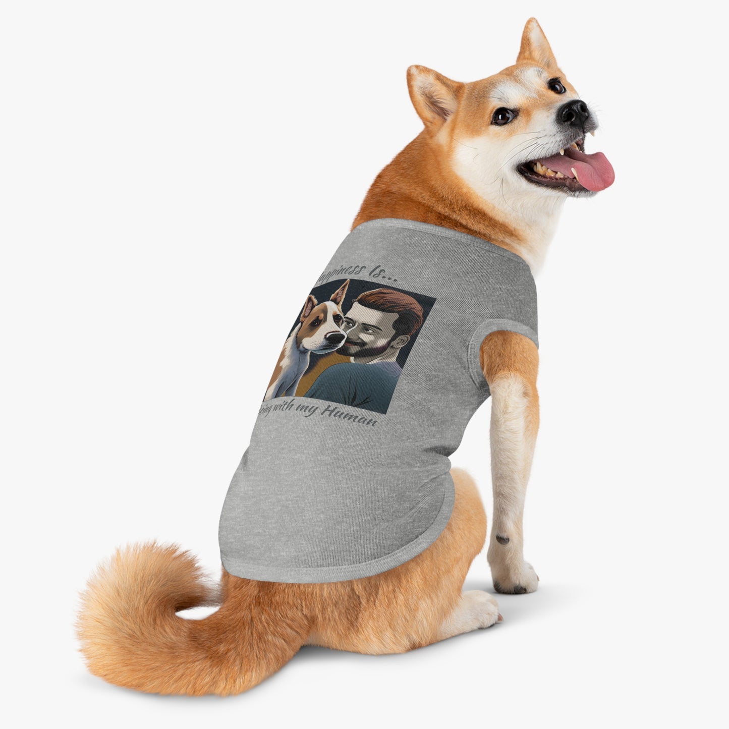 Pet Tank Top Doggy - Happiness is... ZenGen Furry Nation - ZenGen USA