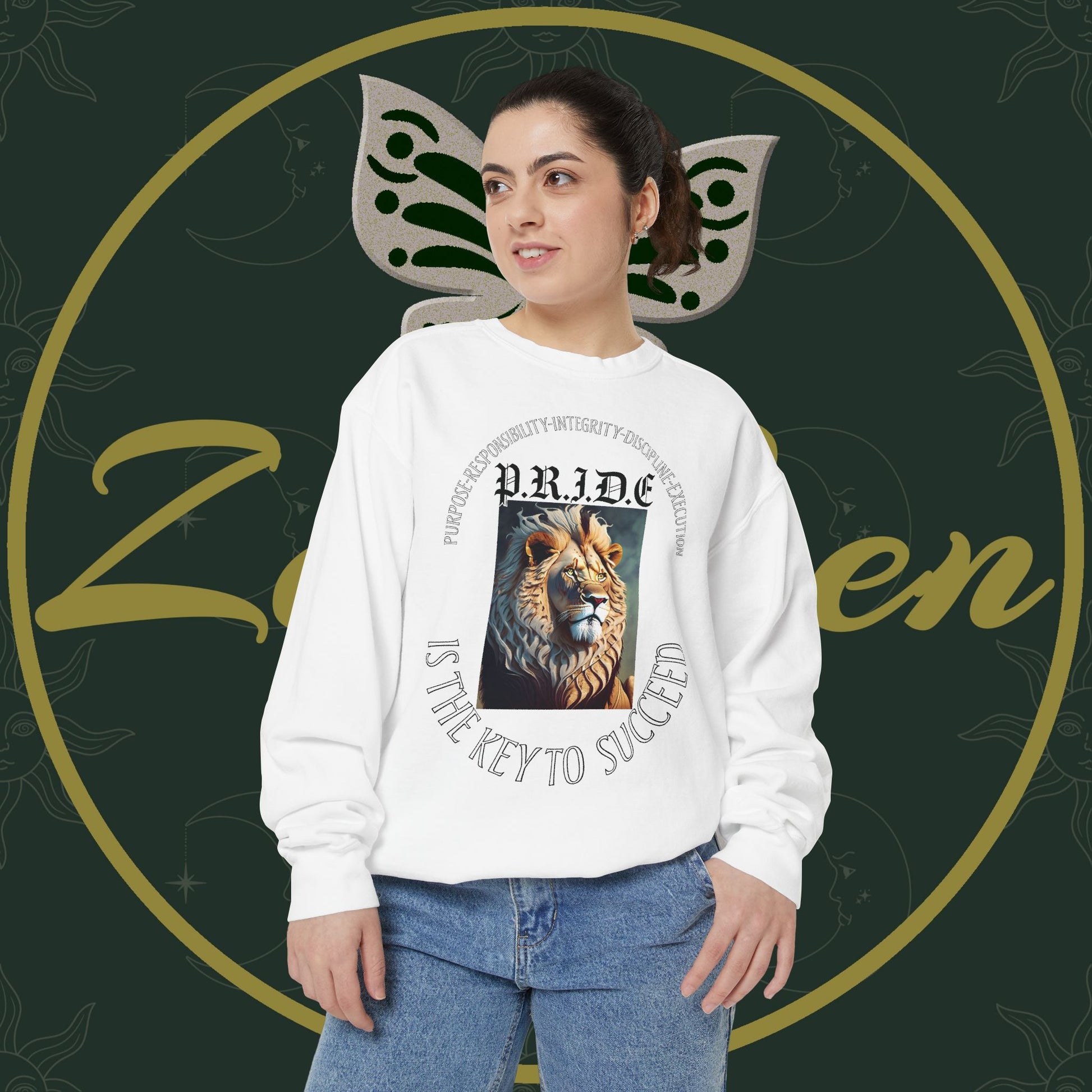 SUCCESS! - Unisex Garment-Dyed Sweatshirt - ZenGen USA - ZenGen USA