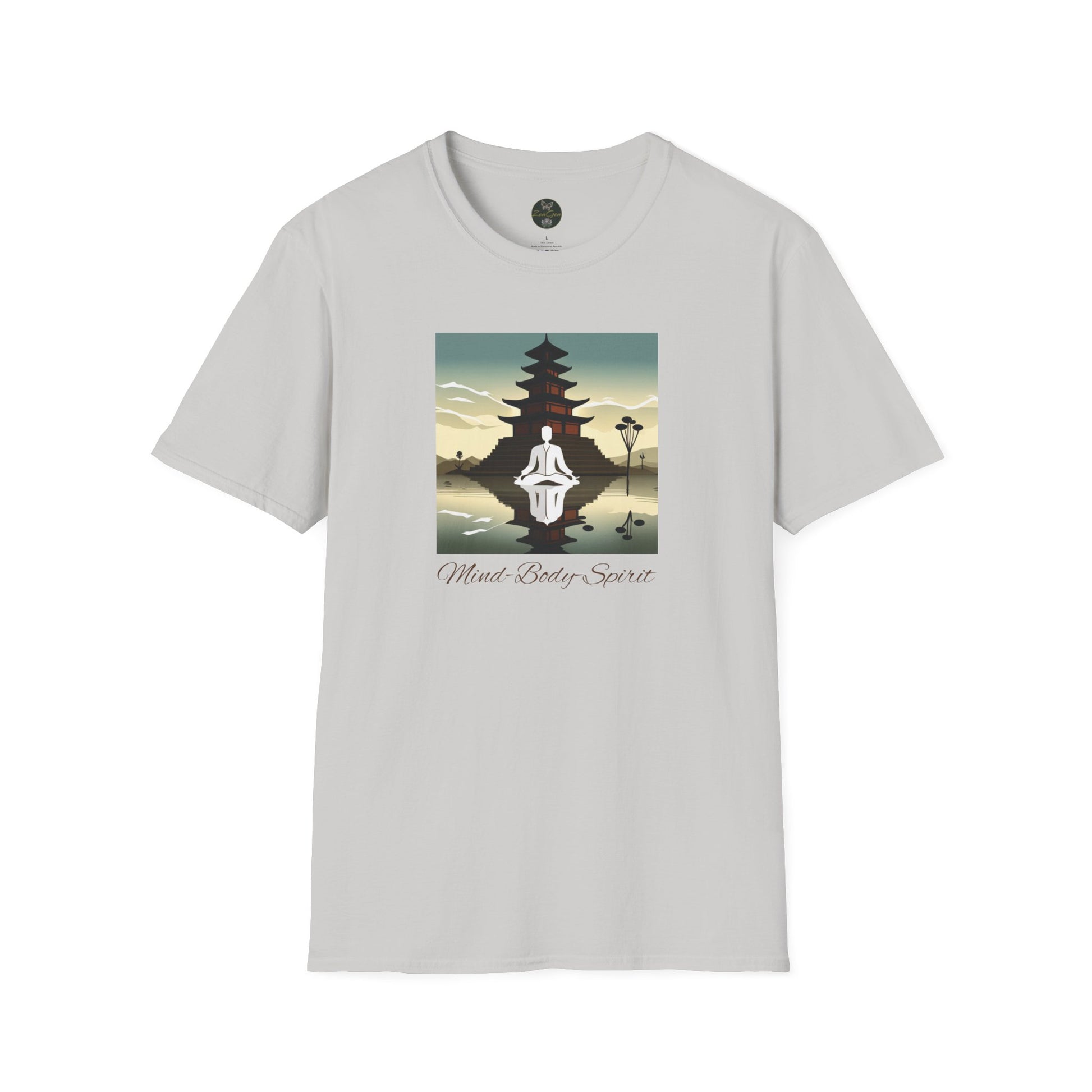 Mind-Body-Spirit, Unisex Softstyle T-Shirt - ZenGen USA