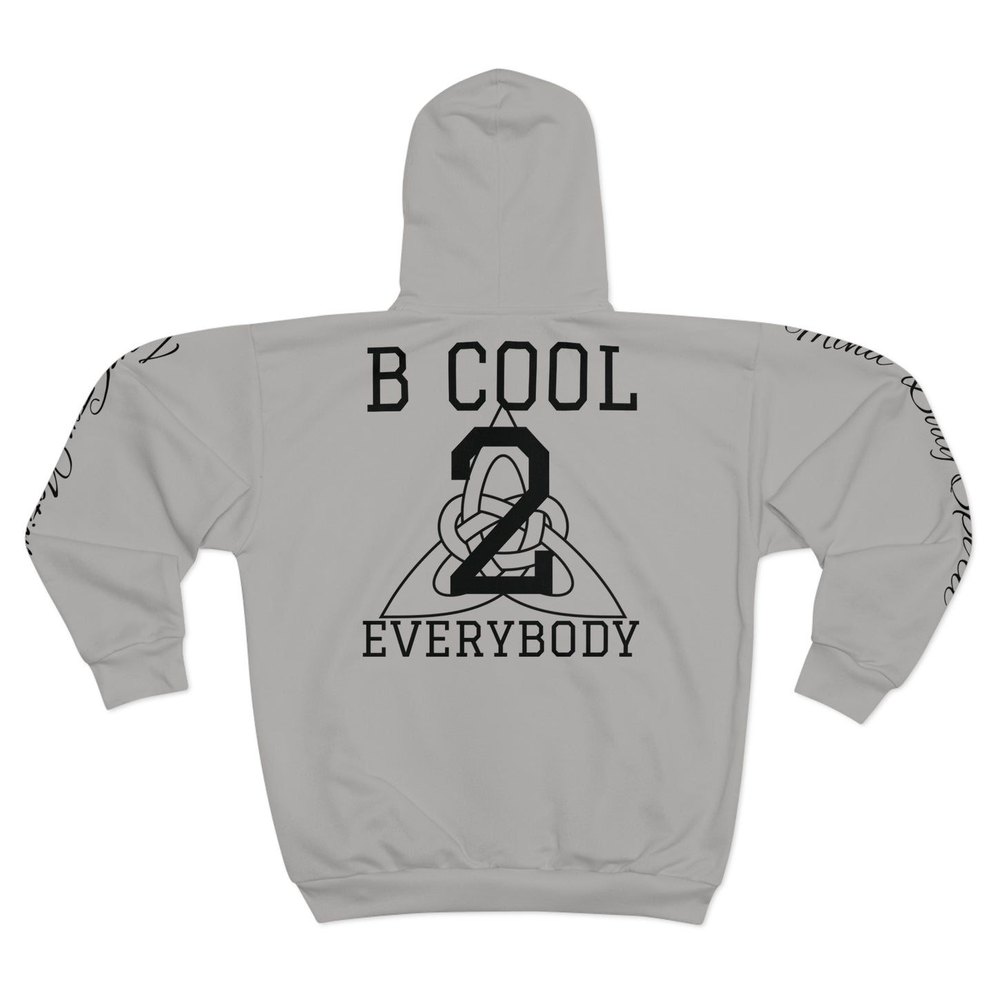 Generation ZenGen - Gray Unisex Zip Hoodie - ZenGen USA