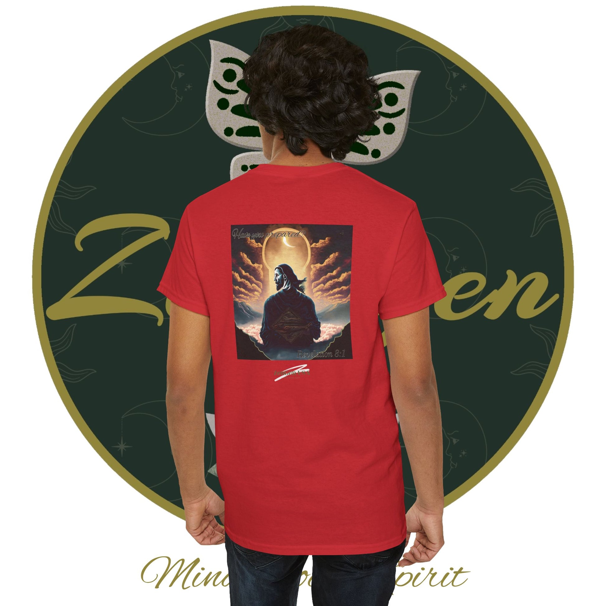 Apocalypse - 7th Seal Revelation 8:1 - Unisex Heavy Cotton Tee - Revelation Collection - ZenGen USA - ZenGen USA