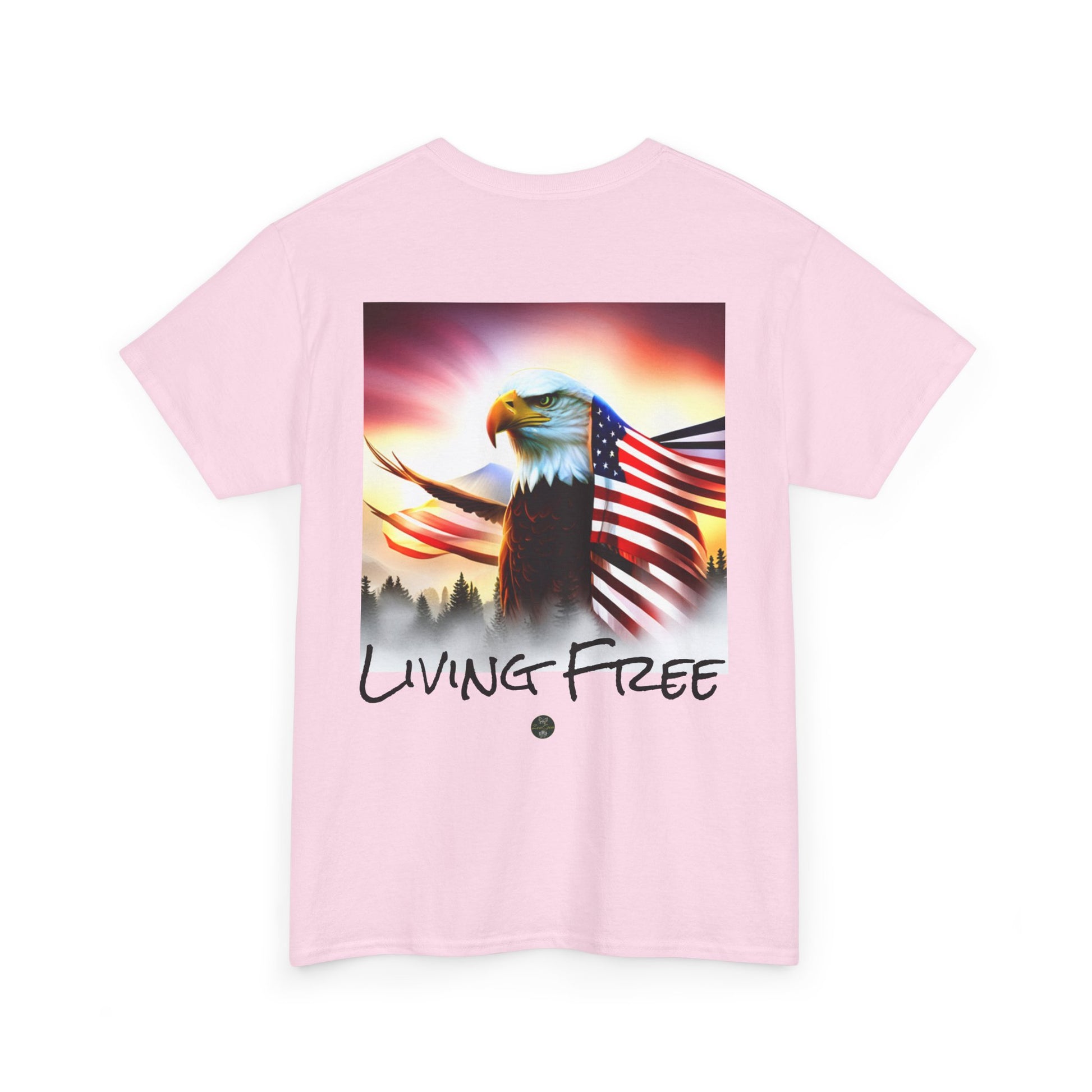 LIBERTY, Living Free - Unisex Heavy Cotton Tee - ZenGen USA - ZenGen USA