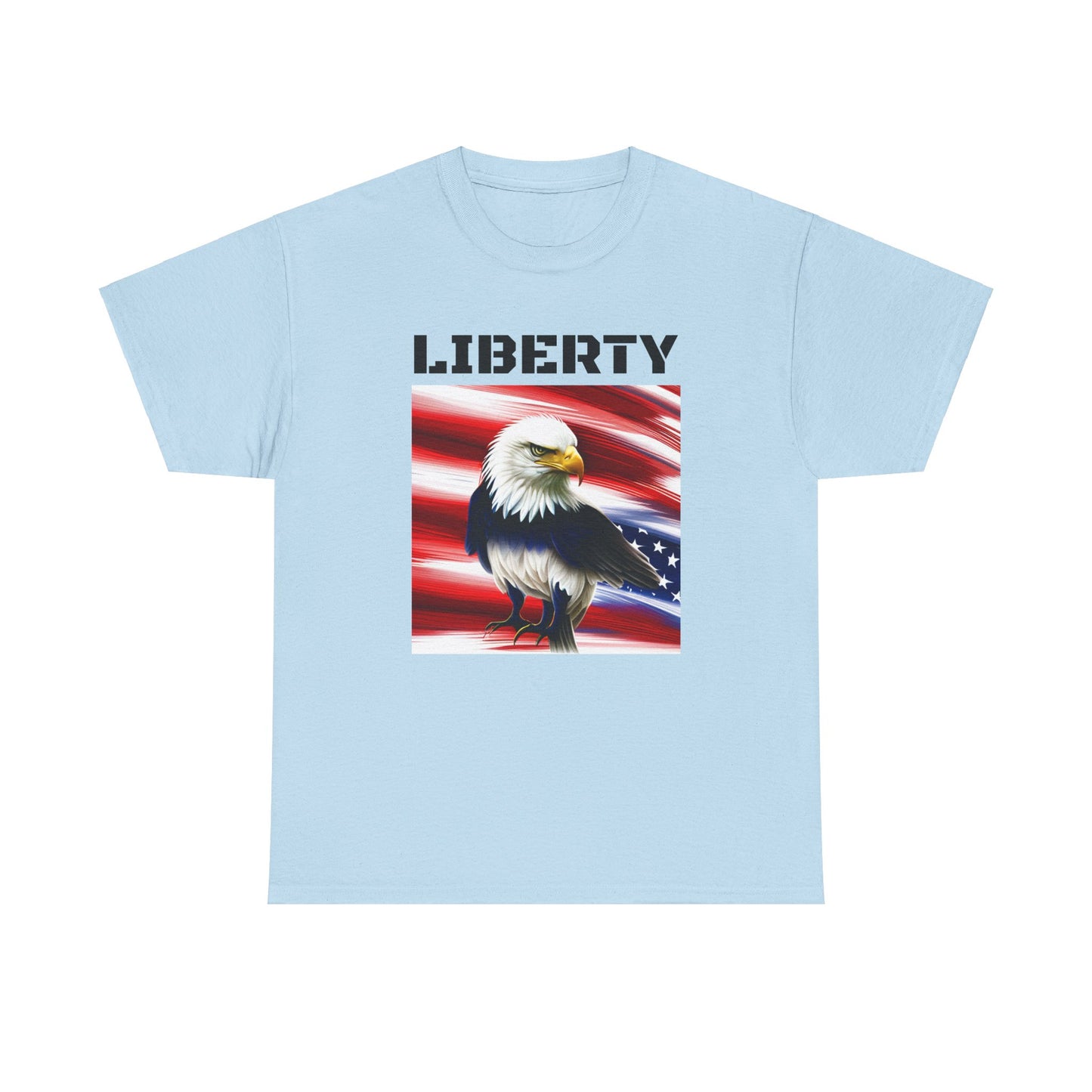 LIBERTY, Living Free - Unisex Heavy Cotton Tee - ZenGen USA - ZenGen USA