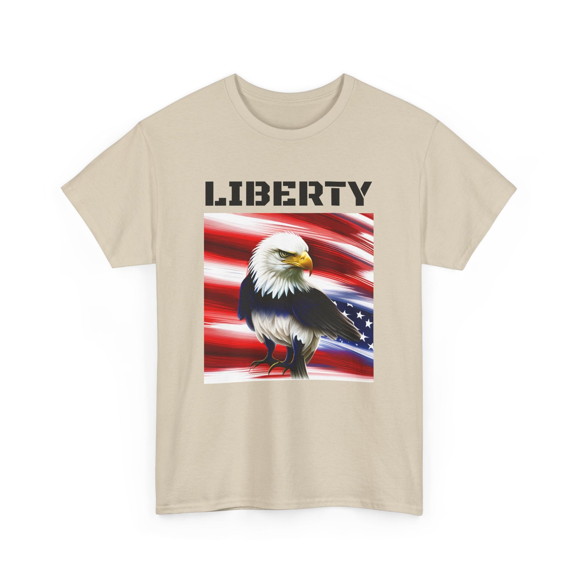 LIBERTY, Living Free - Unisex Heavy Cotton Tee - ZenGen USA - ZenGen USA