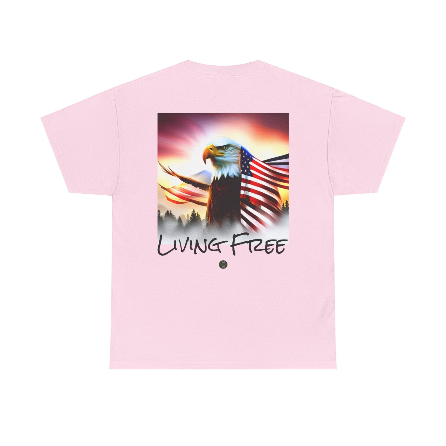 LIBERTY, Living Free - Unisex Heavy Cotton Tee - ZenGen USA - ZenGen USA