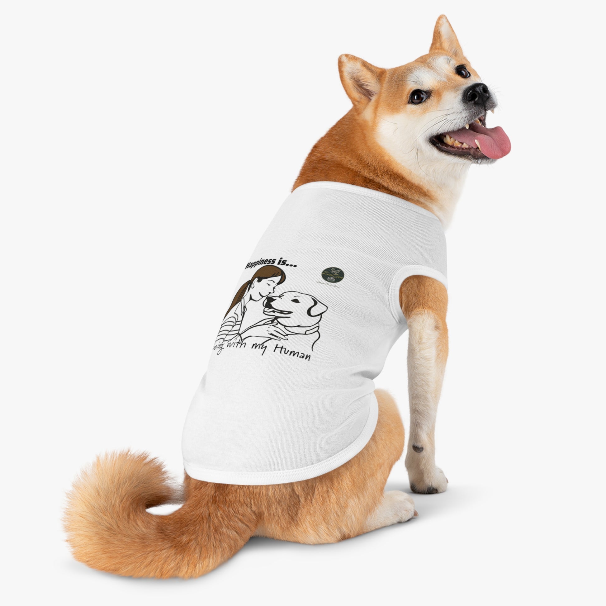 Pet Tank Top - Happiness is... ZenGen Furry Nation - ZenGen USA