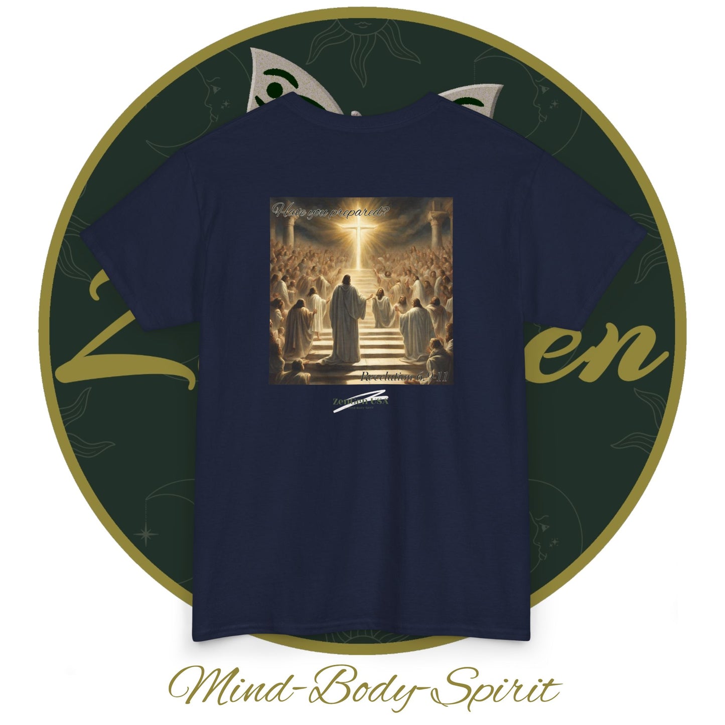 Apocalypse - 5th Seal Revelation 6:9-11 - Unisex Heavy Cotton Tee - Revelation Collection - ZenGen USA - ZenGen USA