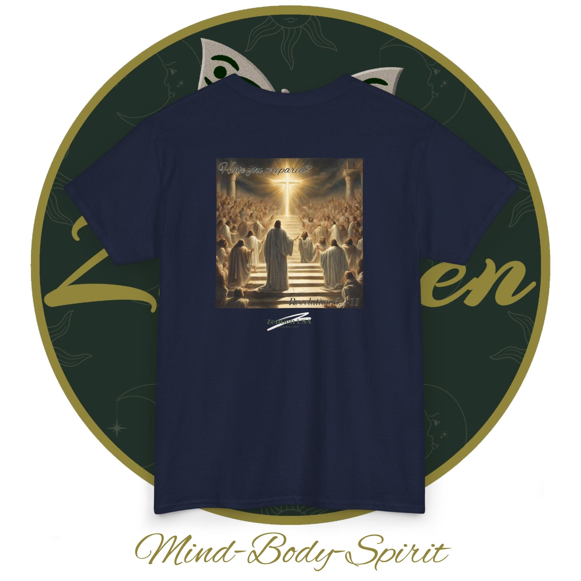 Apocalypse - 5th Seal Revelation 6:9-11 - Unisex Heavy Cotton Tee - Revelation Collection - ZenGen USA - ZenGen USA