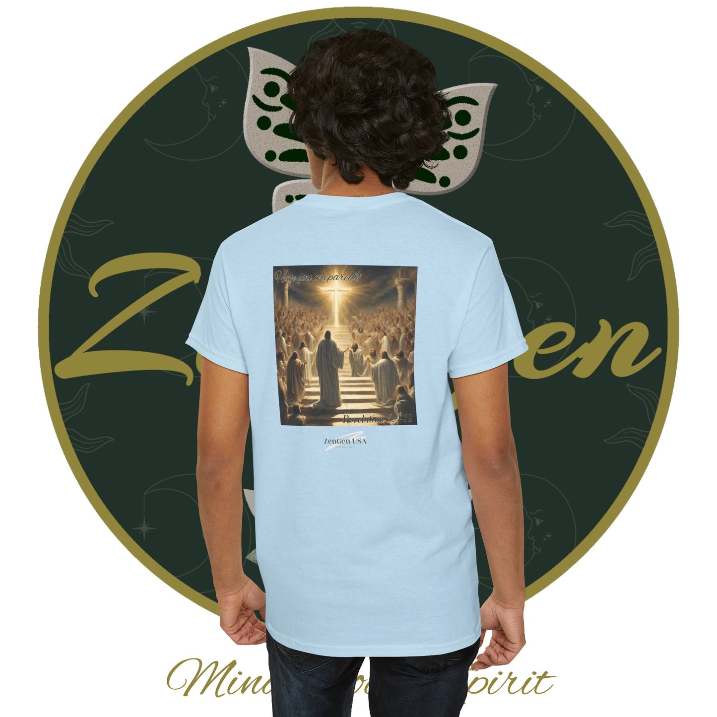 Apocalypse - 5th Seal Revelation 6:9-11 - Unisex Heavy Cotton Tee - Revelation Collection - ZenGen USA - ZenGen USA