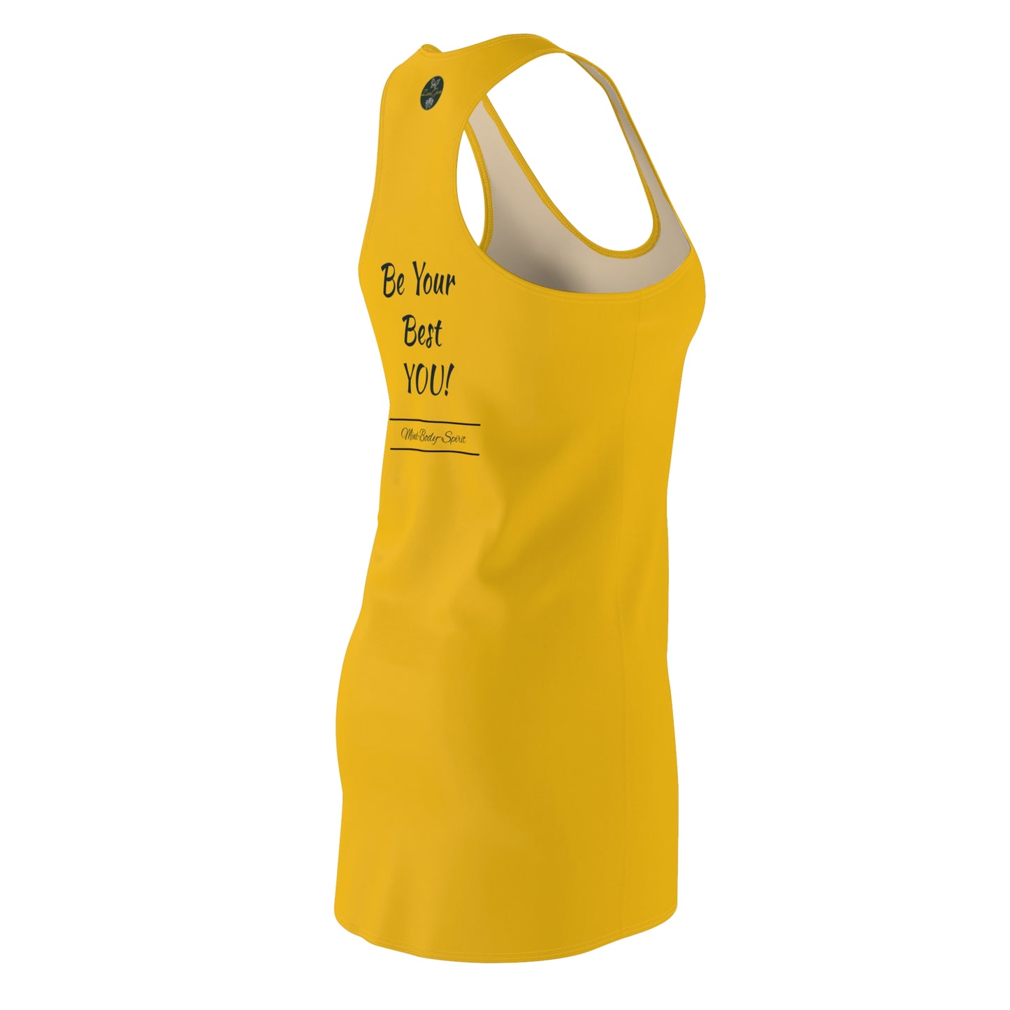 Be Your Best YOU! ZenGen - Yellow Women's Cut & Sew Racerback Dress - ZenGen USA