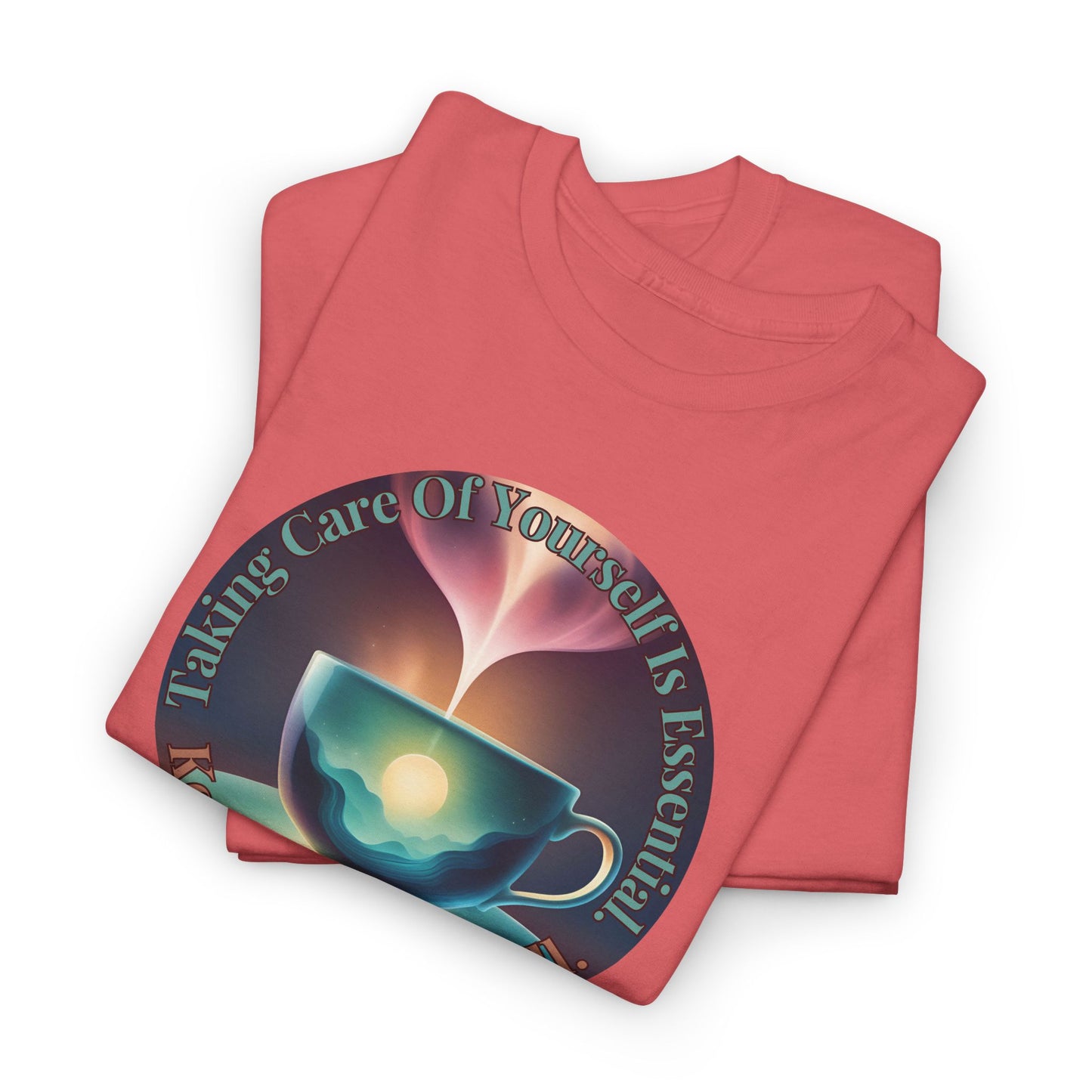 Keep Your Cup Full  Unisex Heavy Cotton Zen Graphic Tee | 12 Colors To Choose | ZenGen - ZenGen USA