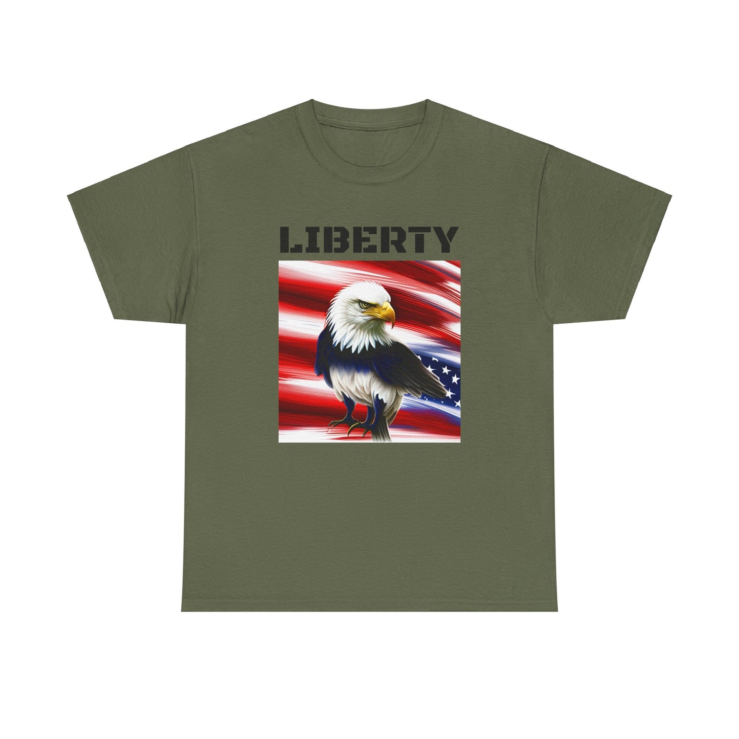 LIBERTY, Living Free - Unisex Heavy Cotton Tee - ZenGen USA - ZenGen USA