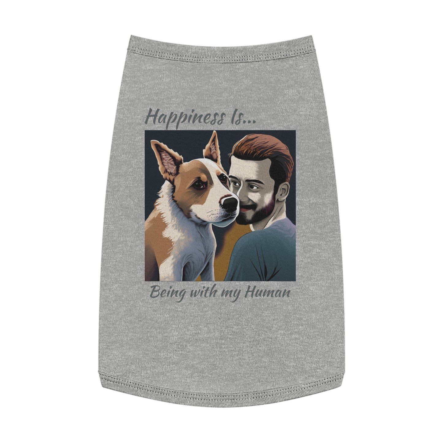 Pet Tank Top Doggy - Happiness is... ZenGen Furry Nation - ZenGen USA