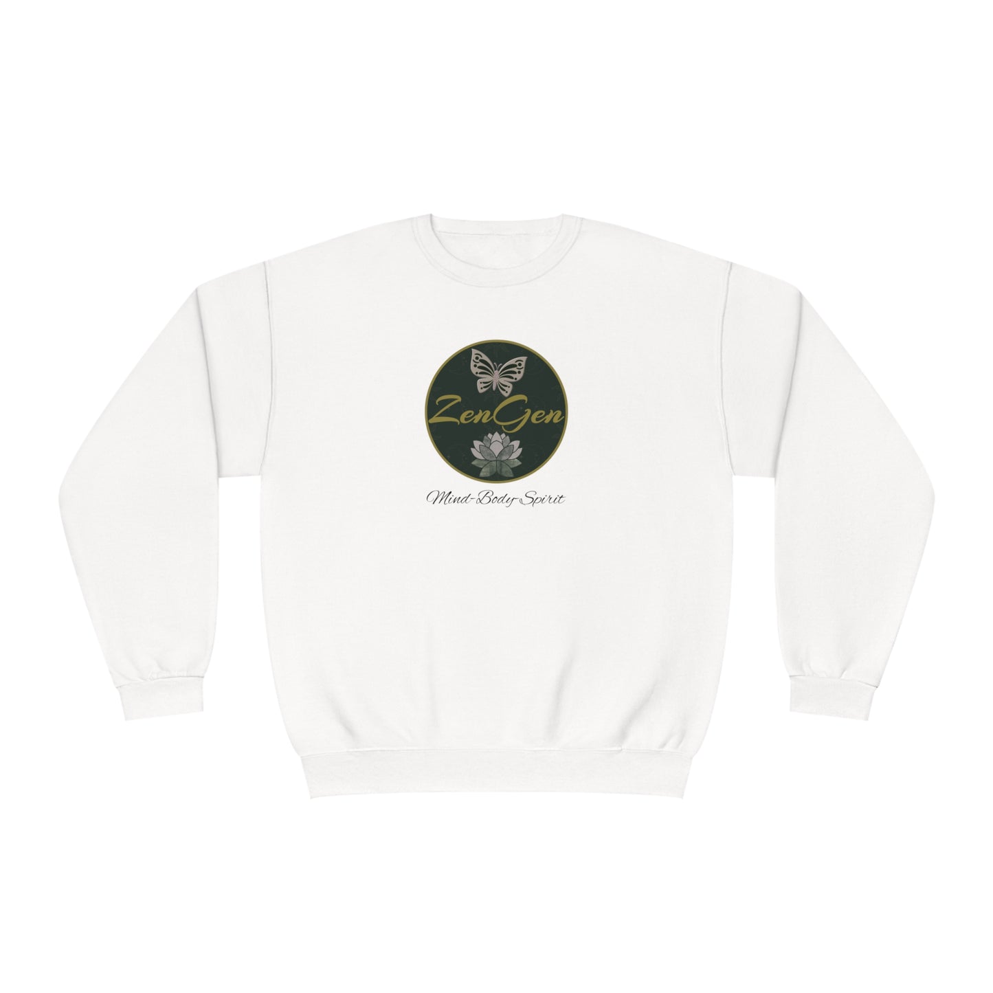 ZenGen Logo Sweatshirt - Unisex NuBlend® Crewneck Sweatshirt - ZenGen USA