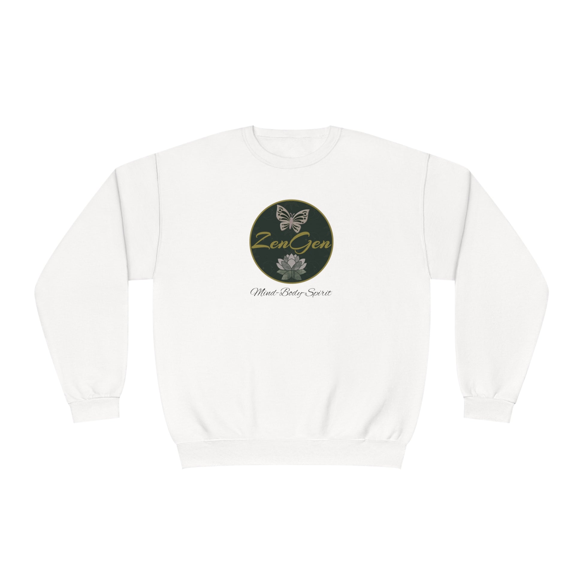 ZenGen Logo Sweatshirt - Unisex NuBlend® Crewneck Sweatshirt - ZenGen USA