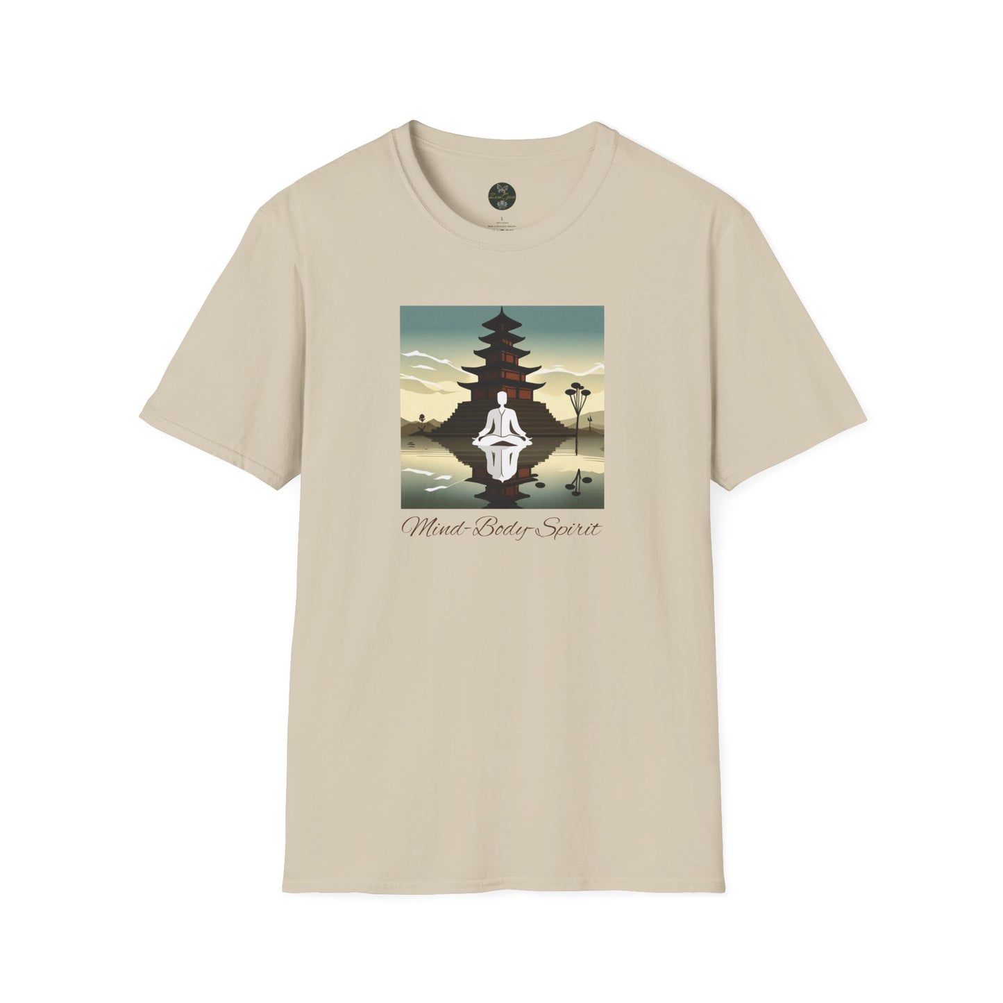 Mind-Body-Spirit, Unisex Softstyle T-Shirt - ZenGen USA