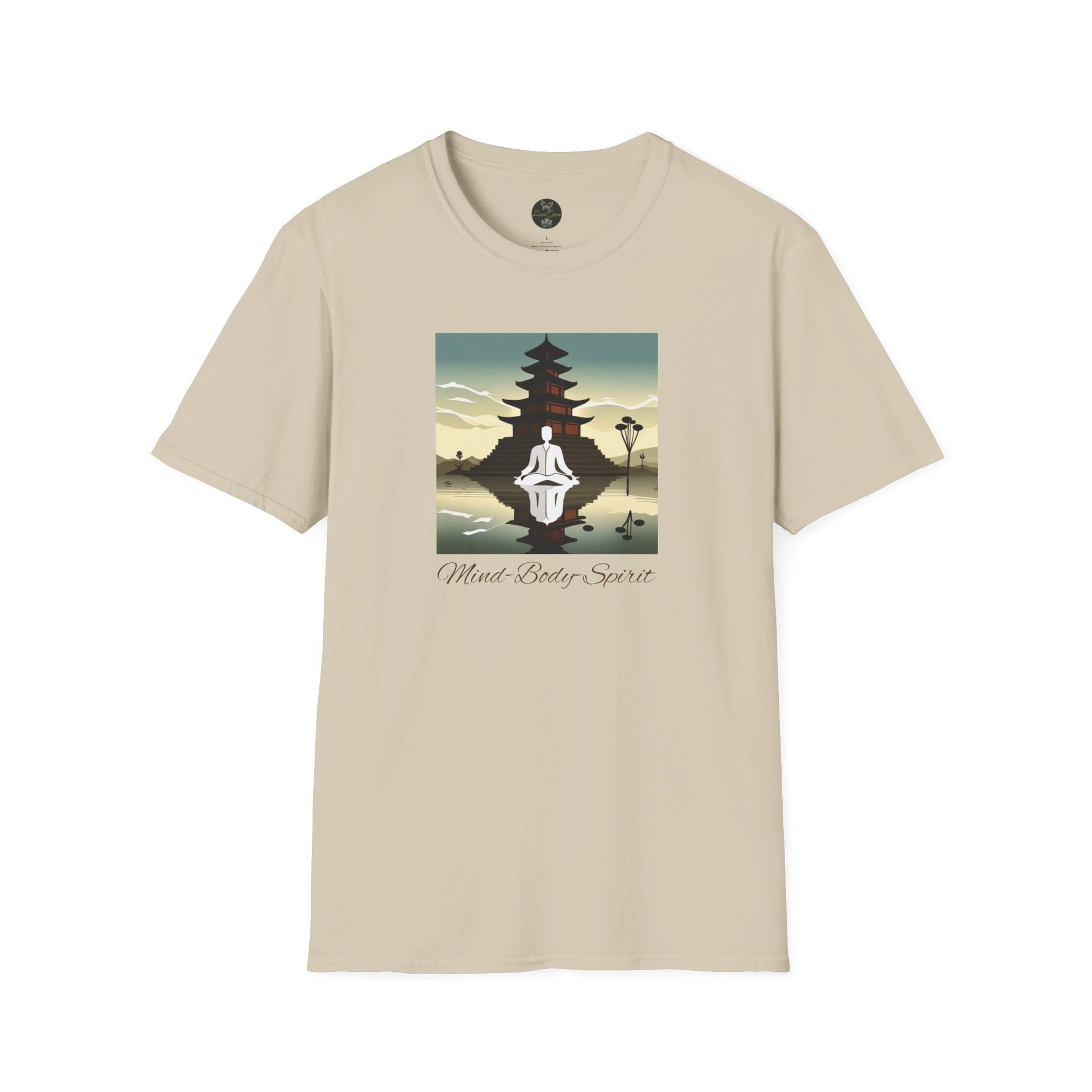 Mind-Body-Spirit, Unisex Softstyle T-Shirt - ZenGen USA