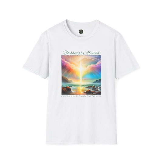 Blessings Abound - Unisex Softstyle T-Shirt - ZenGen USA
