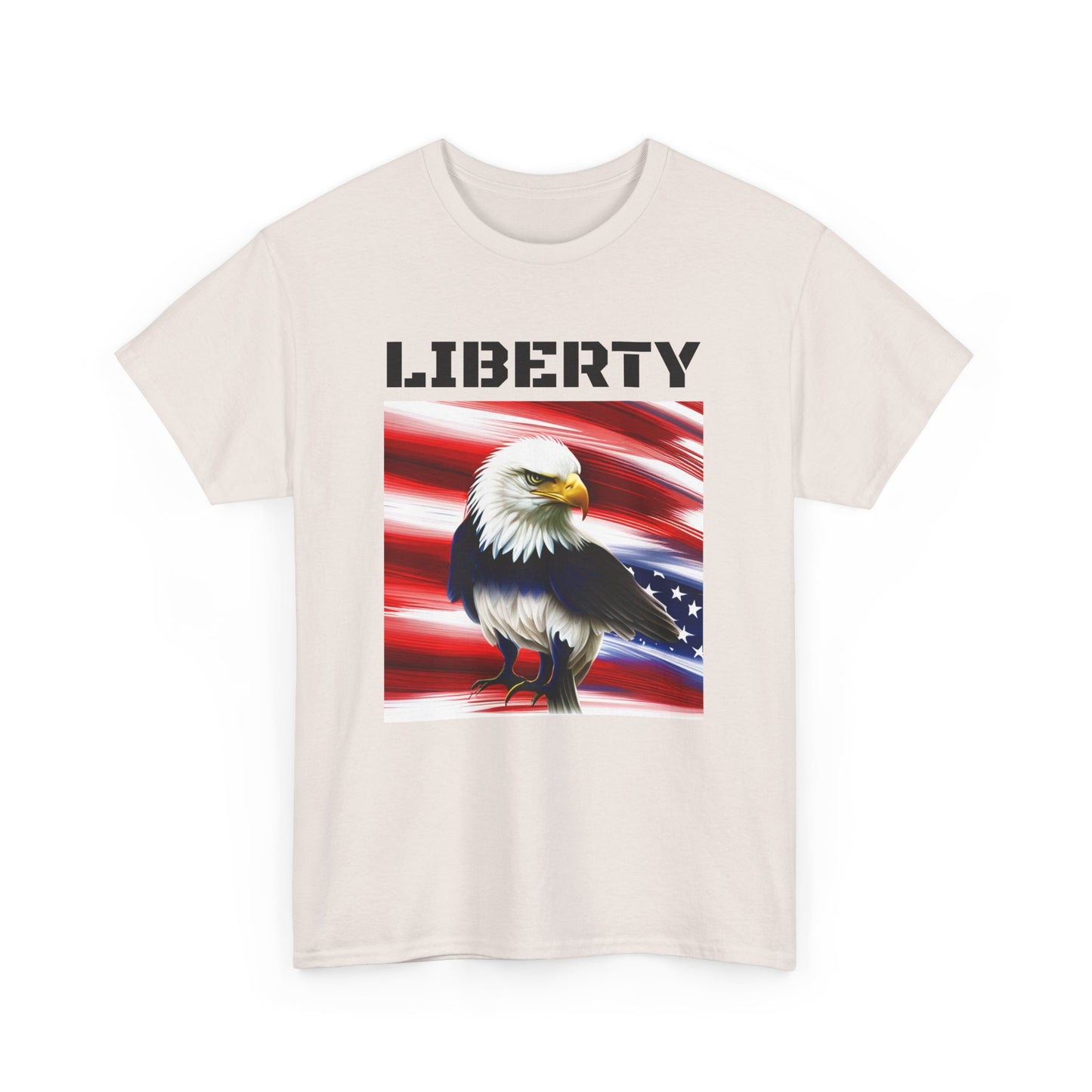 LIBERTY, Living Free - Unisex Heavy Cotton Tee - ZenGen USA - ZenGen USA