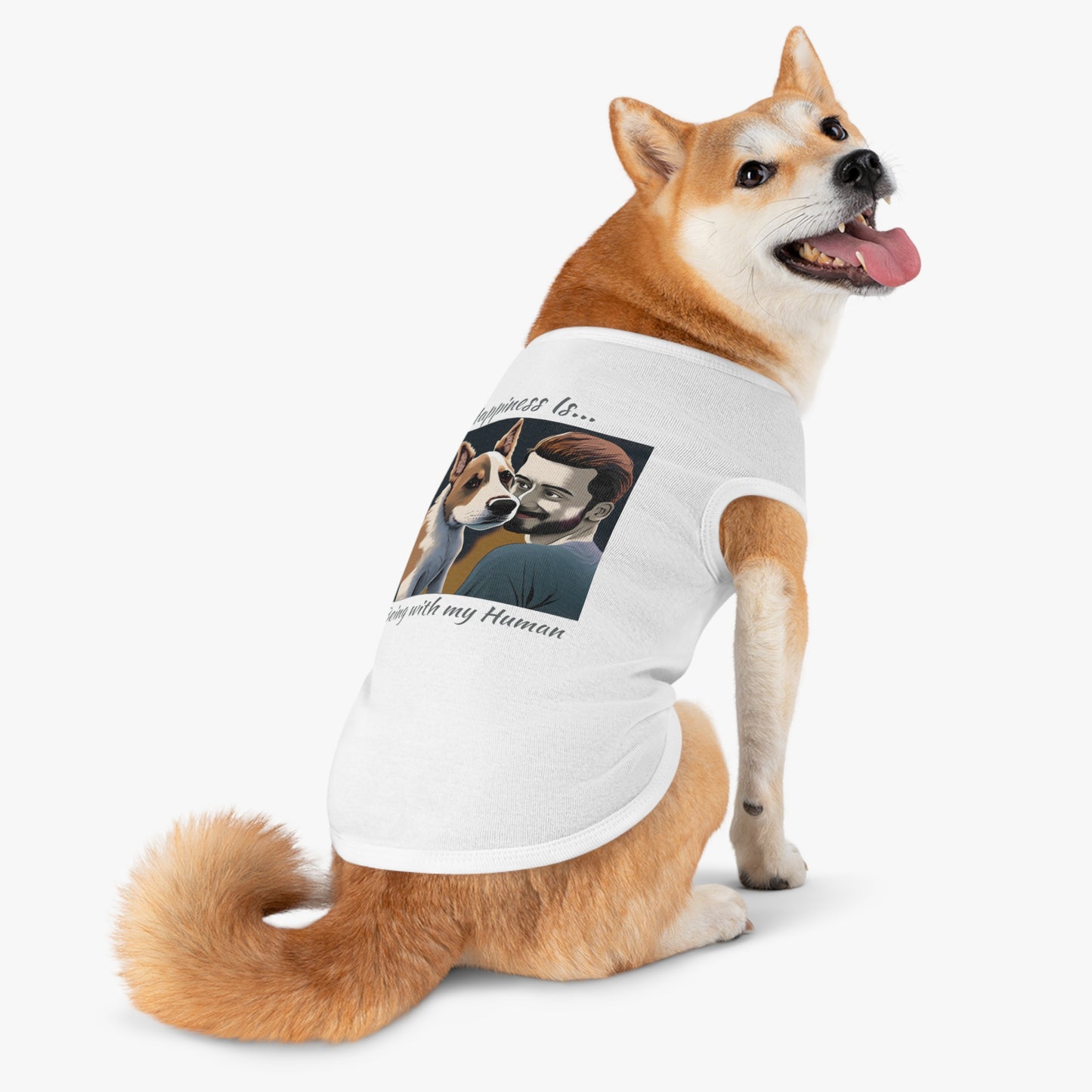 Pet Tank Top Doggy - Happiness is... ZenGen Furry Nation - ZenGen USA