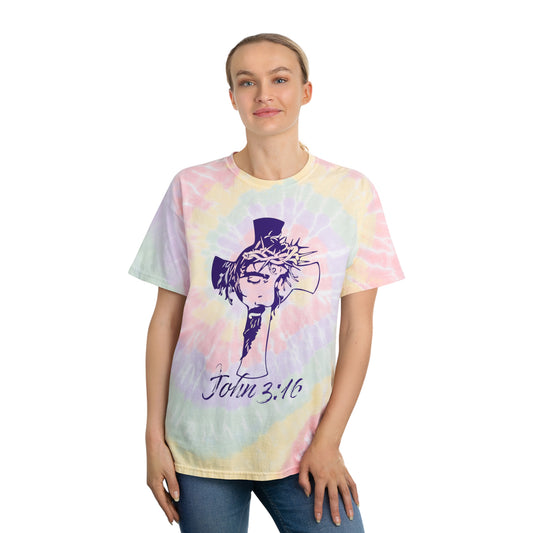 Sacrifice John 3:16 | Tie-Dye Tee, Spiral | 2 Styles | ZenGen USA - ZenGen USA