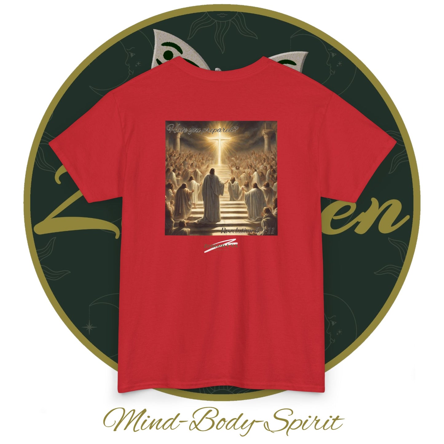 Apocalypse - 5th Seal Revelation 6:9-11 - Unisex Heavy Cotton Tee - Revelation Collection - ZenGen USA - ZenGen USA