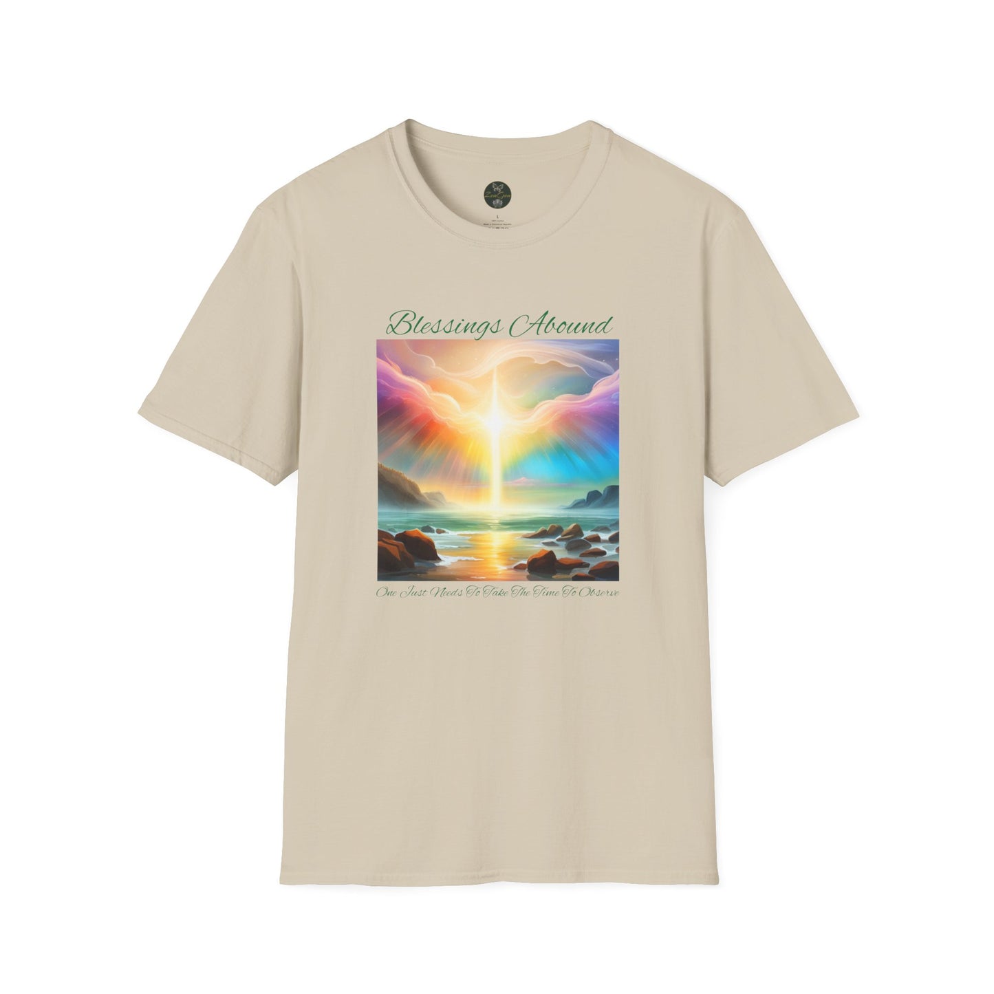 Blessings Abound - Unisex Softstyle T-Shirt - ZenGen USA