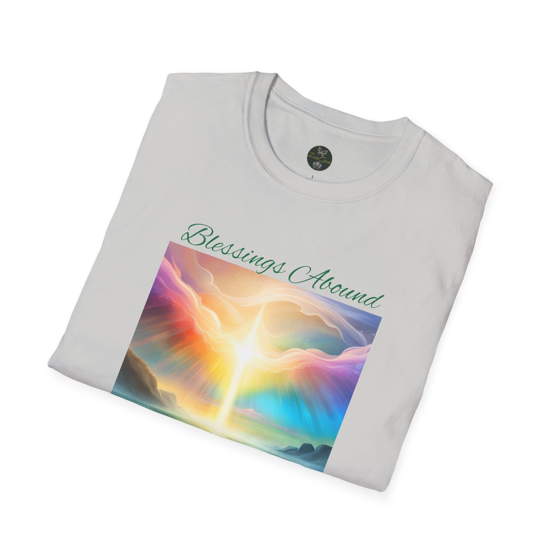 Blessings Abound - Unisex Softstyle T-Shirt - ZenGen USA