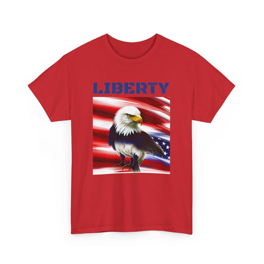LIBERTY, Living Free - Unisex Heavy Cotton Tee - ZenGen USA - ZenGen USA