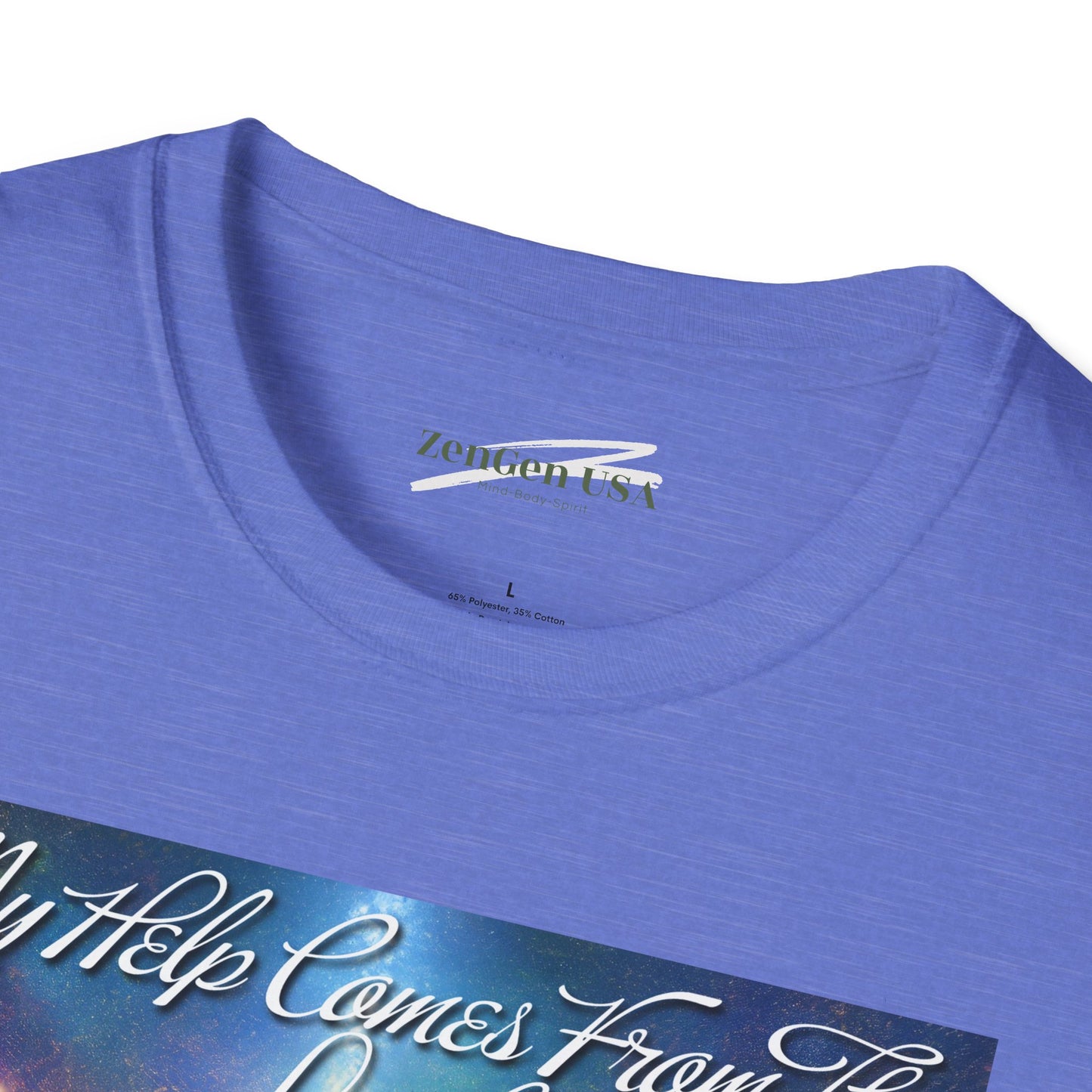 ZenGen USA Psalm 121:2 My Help Comes From The Lord... - Unisex Softstyle T-Shirt - ZenGen USA