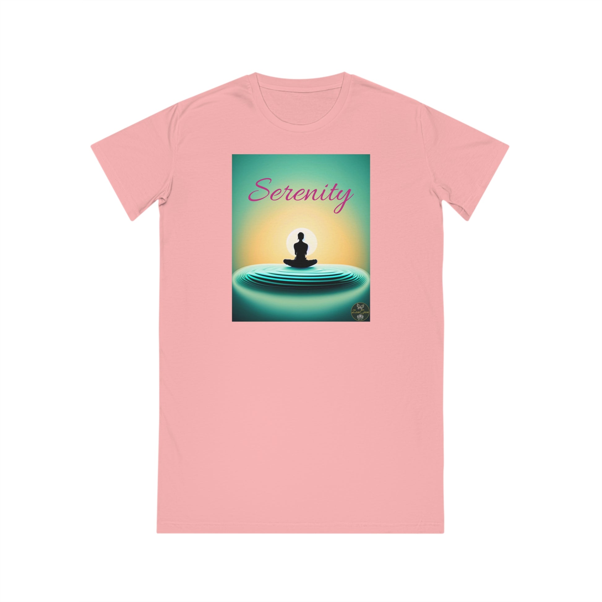 T-Shirt Dress - SERENITY - ZenGen USA - ZenGen USA