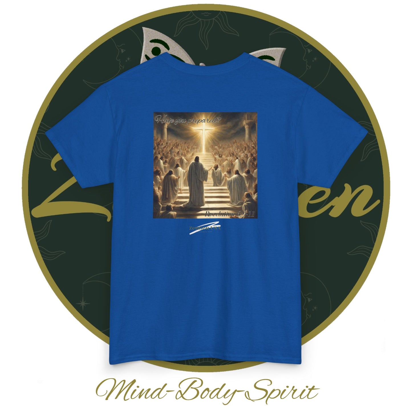 Apocalypse - 5th Seal Revelation 6:9-11 - Unisex Heavy Cotton Tee - Revelation Collection - ZenGen USA - ZenGen USA