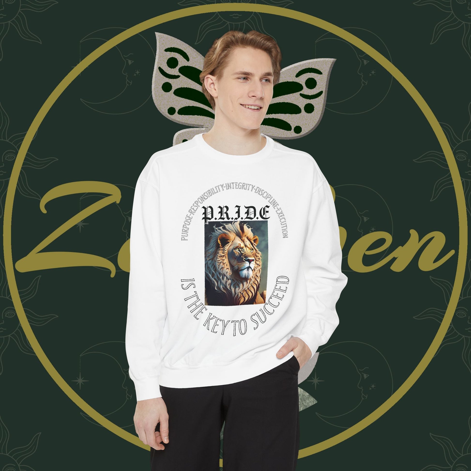 SUCCESS! - Unisex Garment-Dyed Sweatshirt - ZenGen USA - ZenGen USA