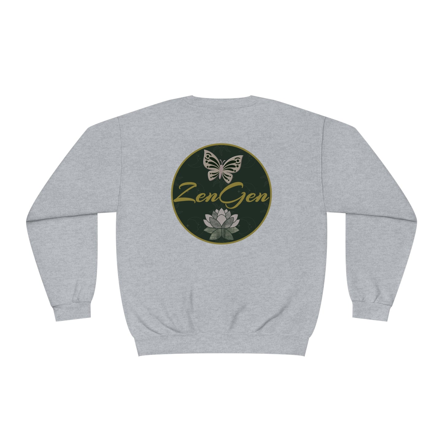 ZenGen Logo Sweatshirt - Unisex NuBlend® Crewneck Sweatshirt - ZenGen USA