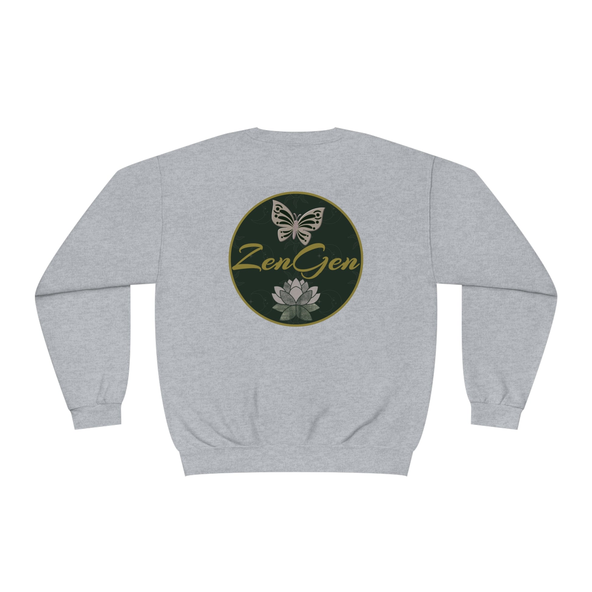 ZenGen Logo Sweatshirt - Unisex NuBlend® Crewneck Sweatshirt - ZenGen USA